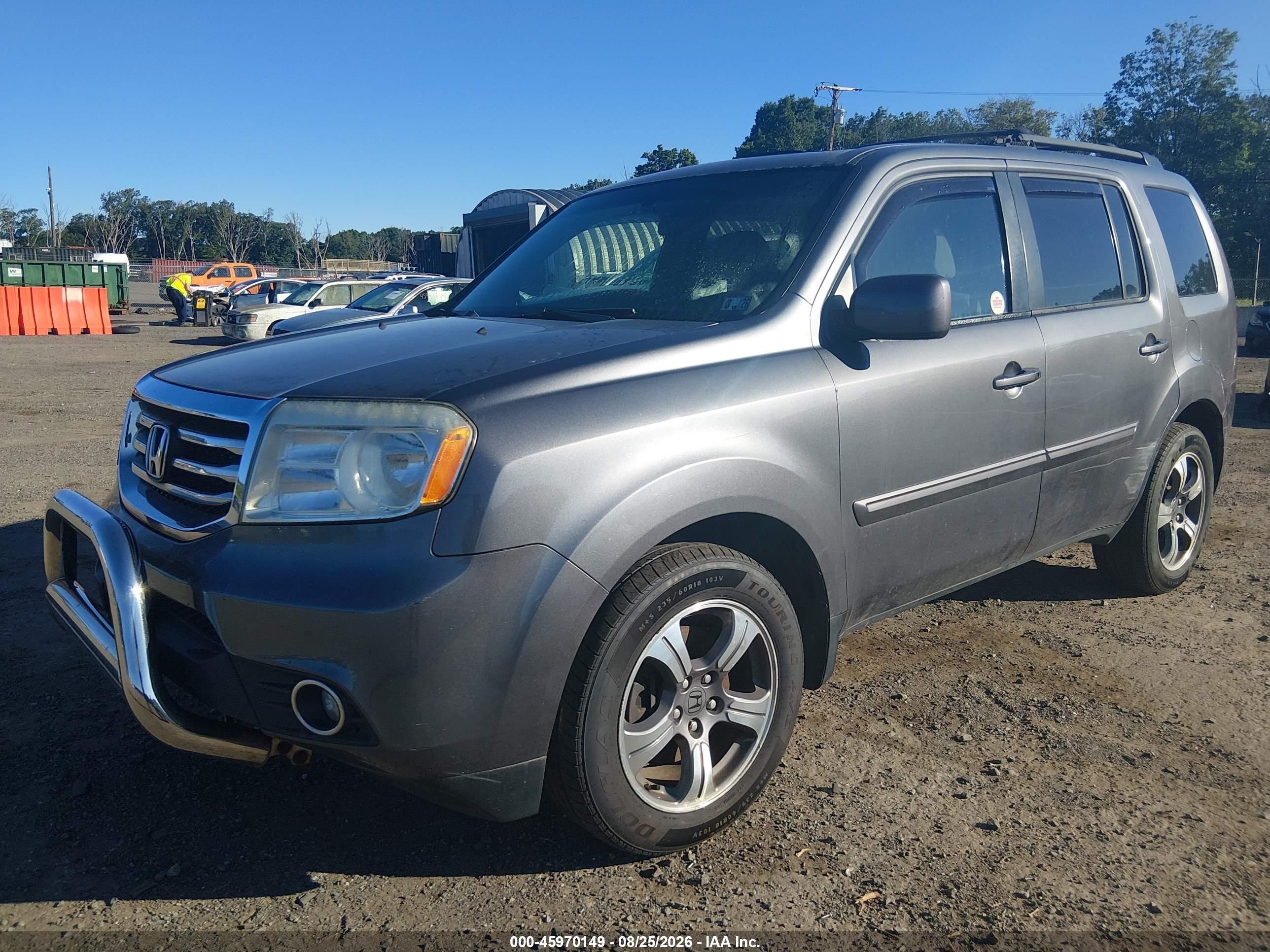2015 Honda Pilot Se Gray vin: 5FNYF4H38FB073960