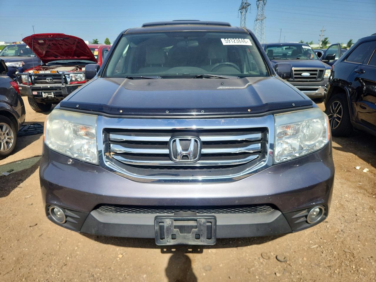 2015 Honda Pilot Se Gray vin: 5FNYF4H3XFB015591