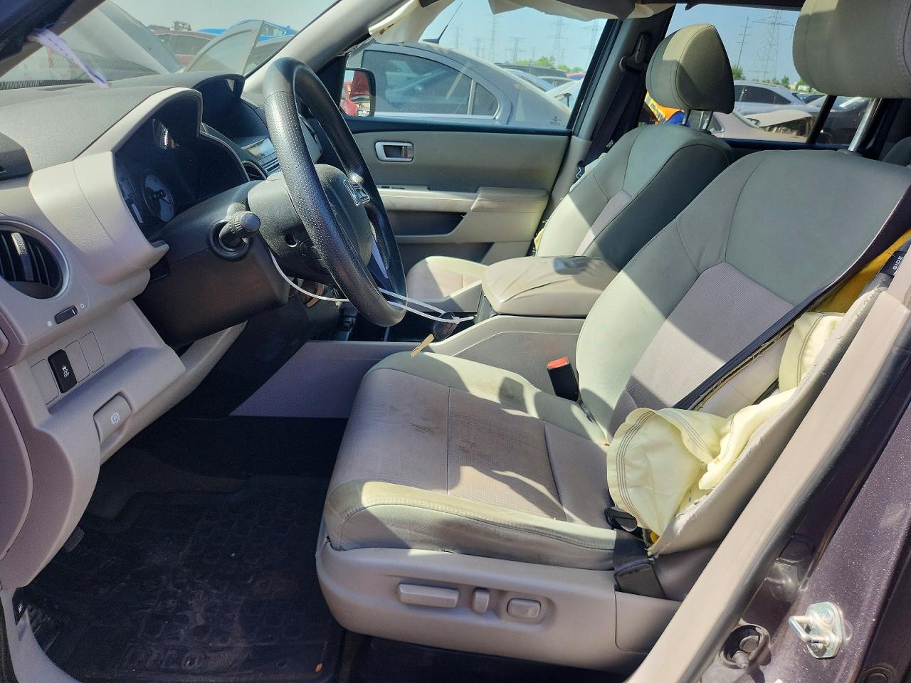 2015 Honda Pilot Se Gray vin: 5FNYF4H3XFB015591