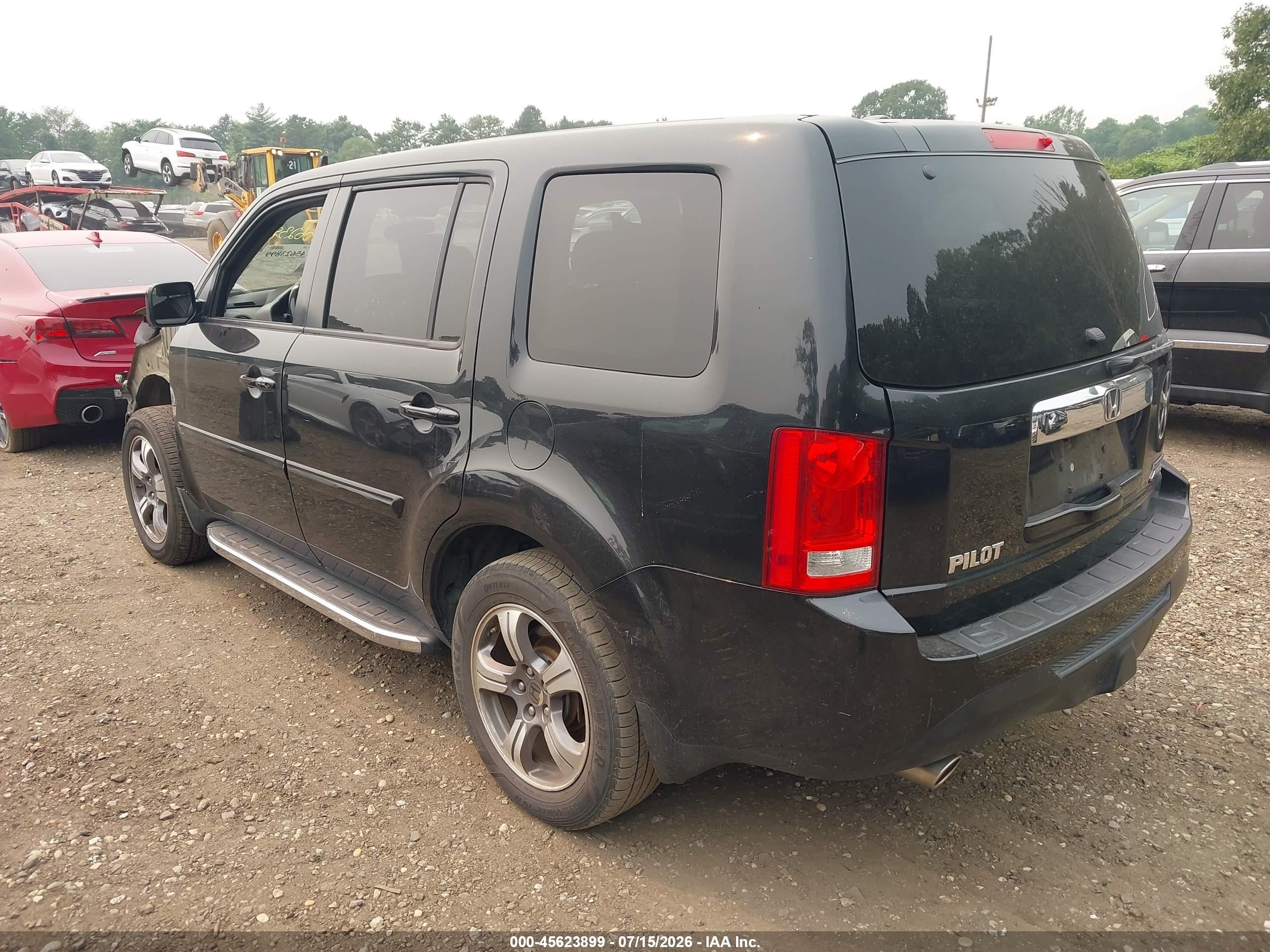 2015 Honda Pilot Se Черный vin: 5FNYF4H3XFB066220