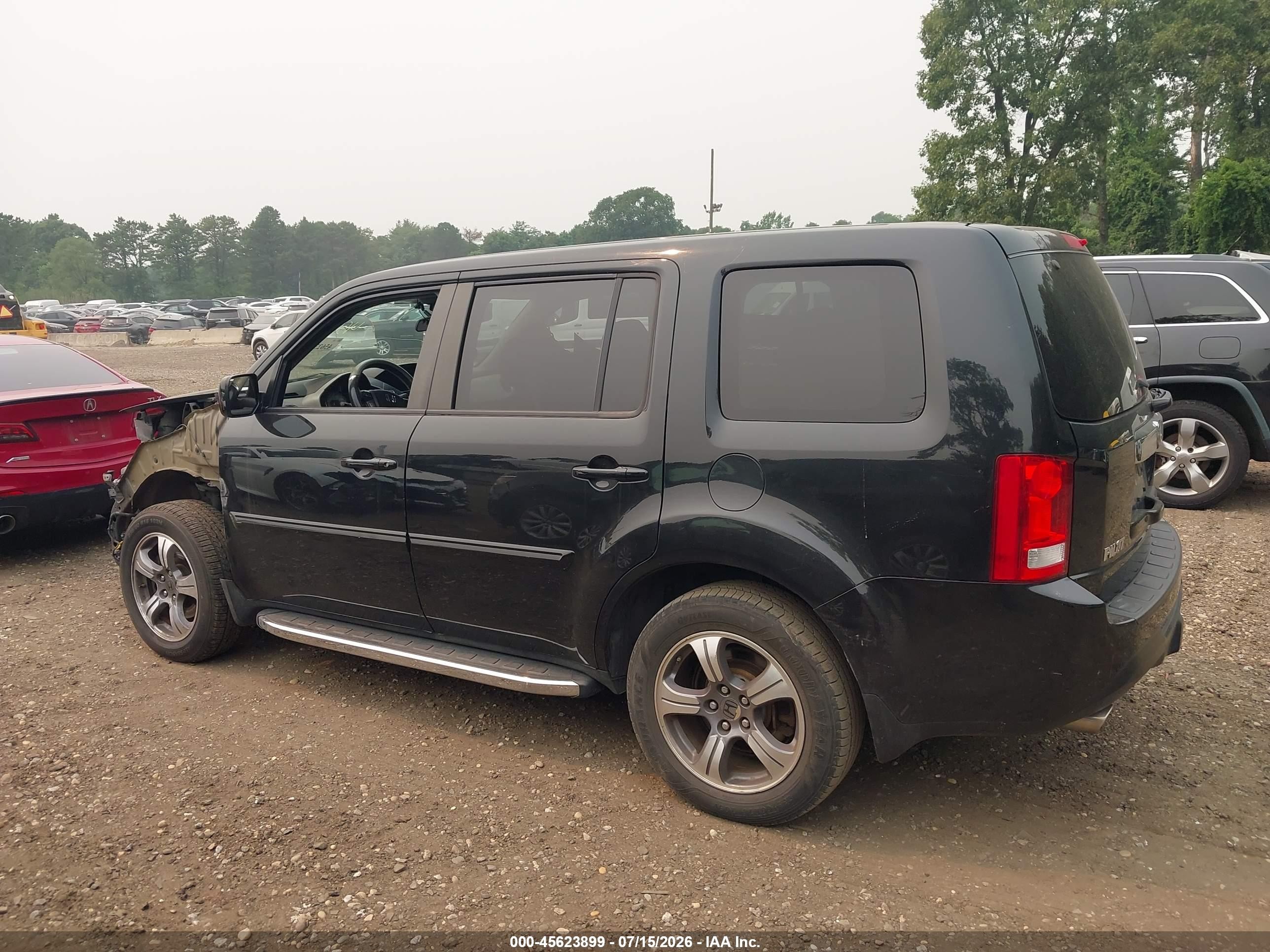 2015 Honda Pilot Se Черный vin: 5FNYF4H3XFB066220