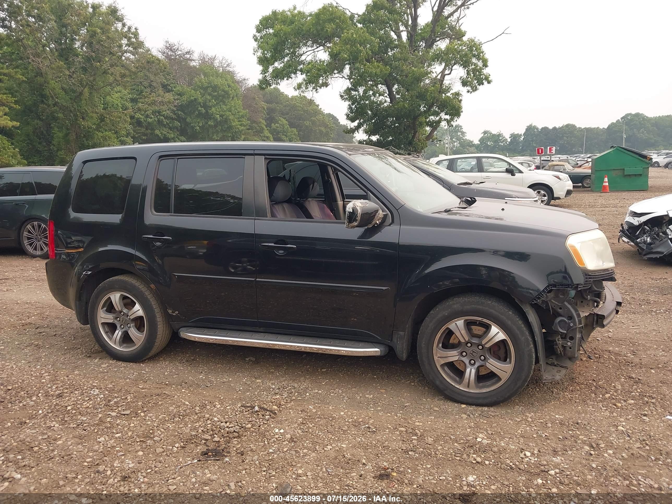 2015 Honda Pilot Se Черный vin: 5FNYF4H3XFB066220