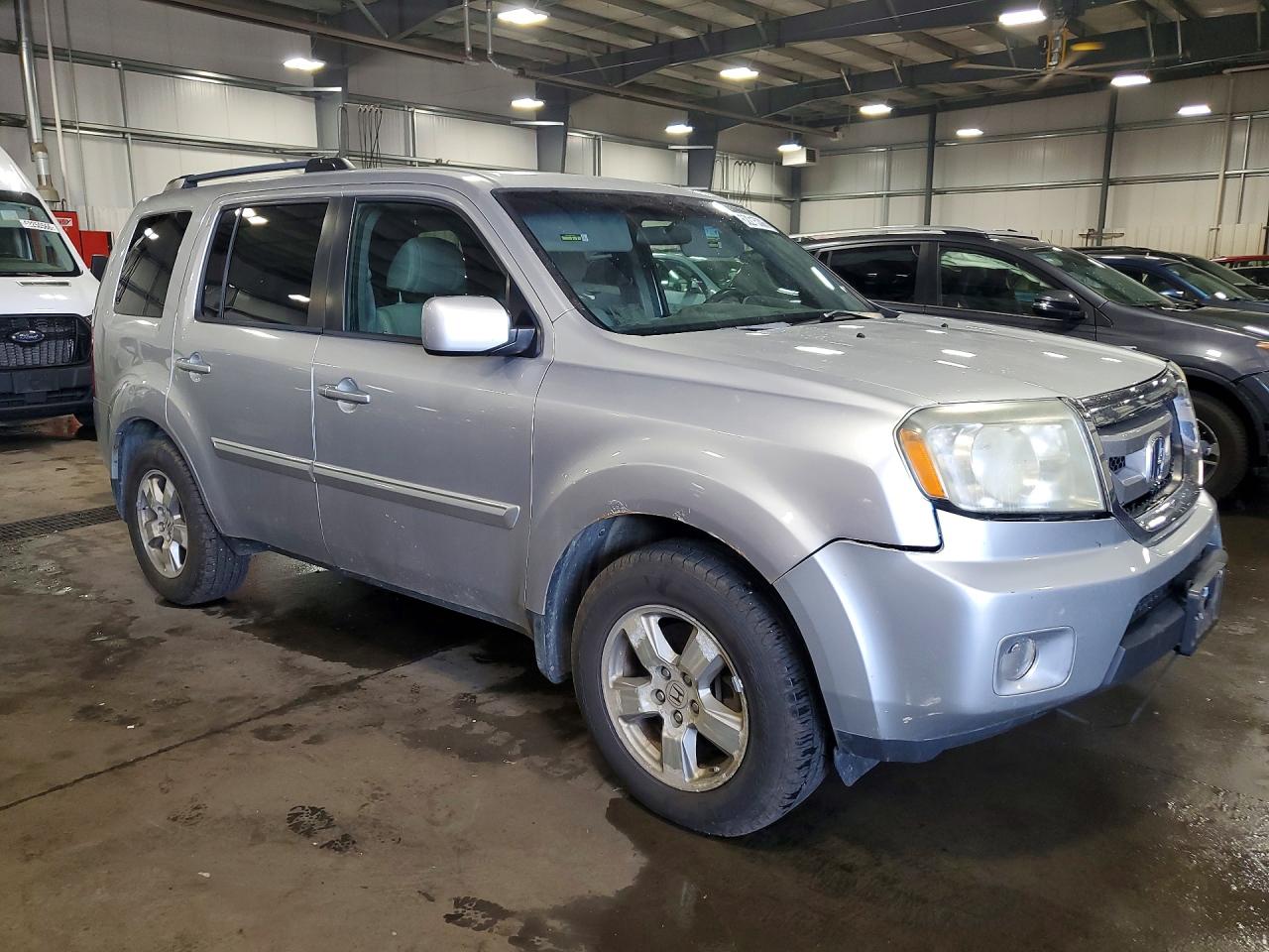2011 Honda Pilot Ex Silver vin: 5FNYF4H40BB013979