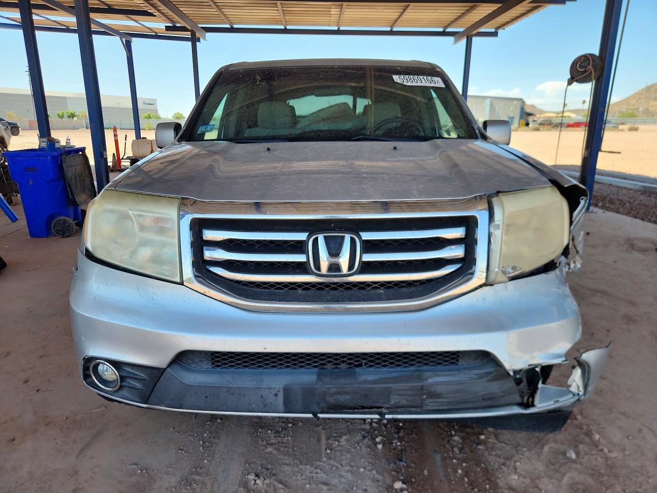 2012 Honda Pilot Ex Silver vin: 5FNYF4H40CB070216