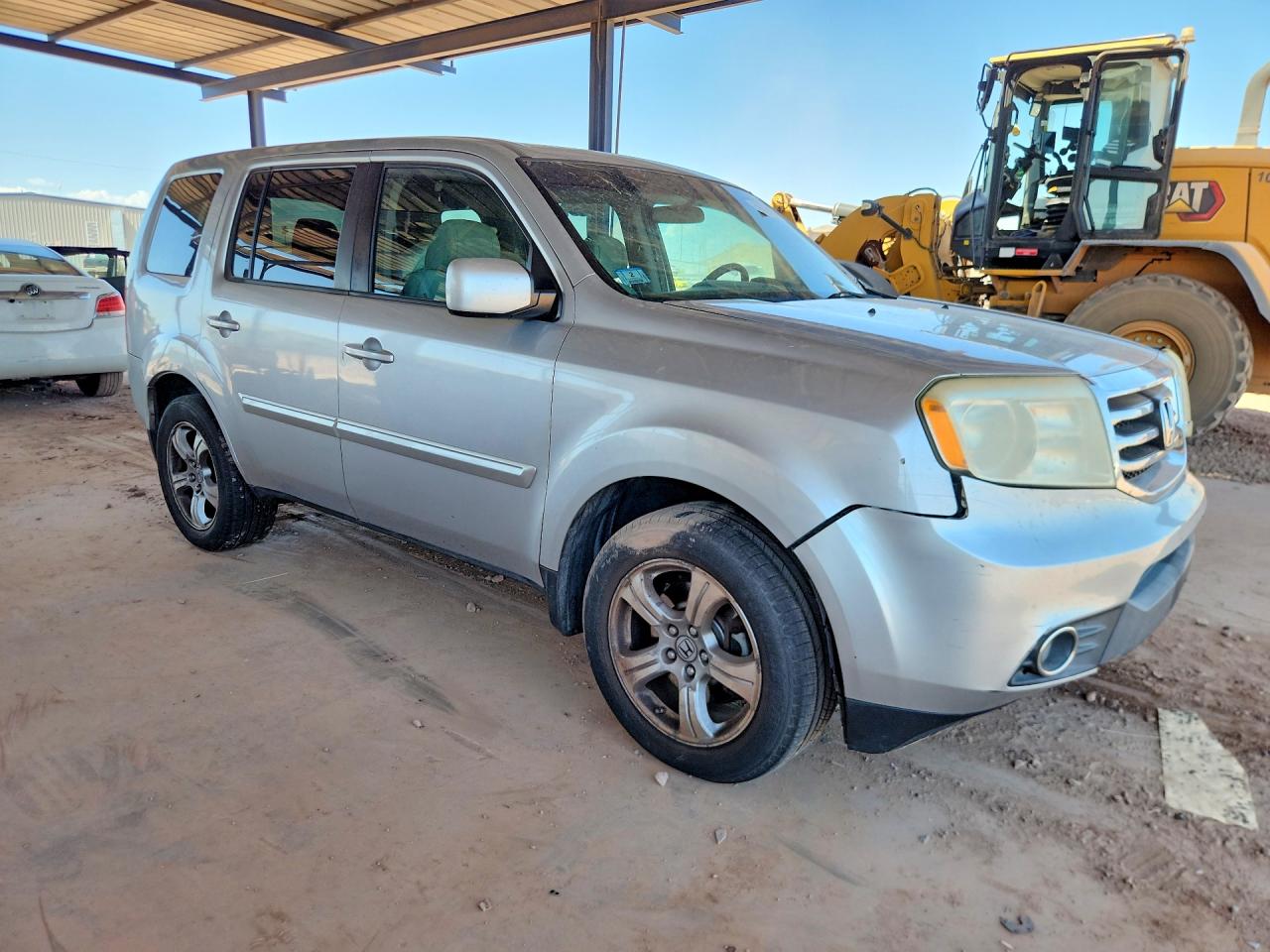 2012 Honda Pilot Ex Silver vin: 5FNYF4H40CB070216