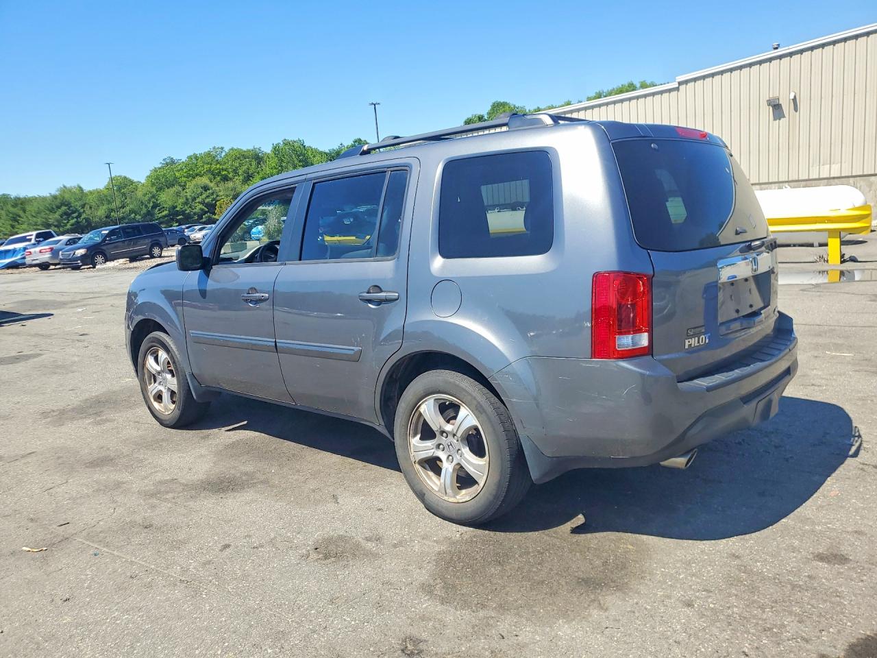 2012 Honda Pilot Ex Gray vin: 5FNYF4H40CB084889