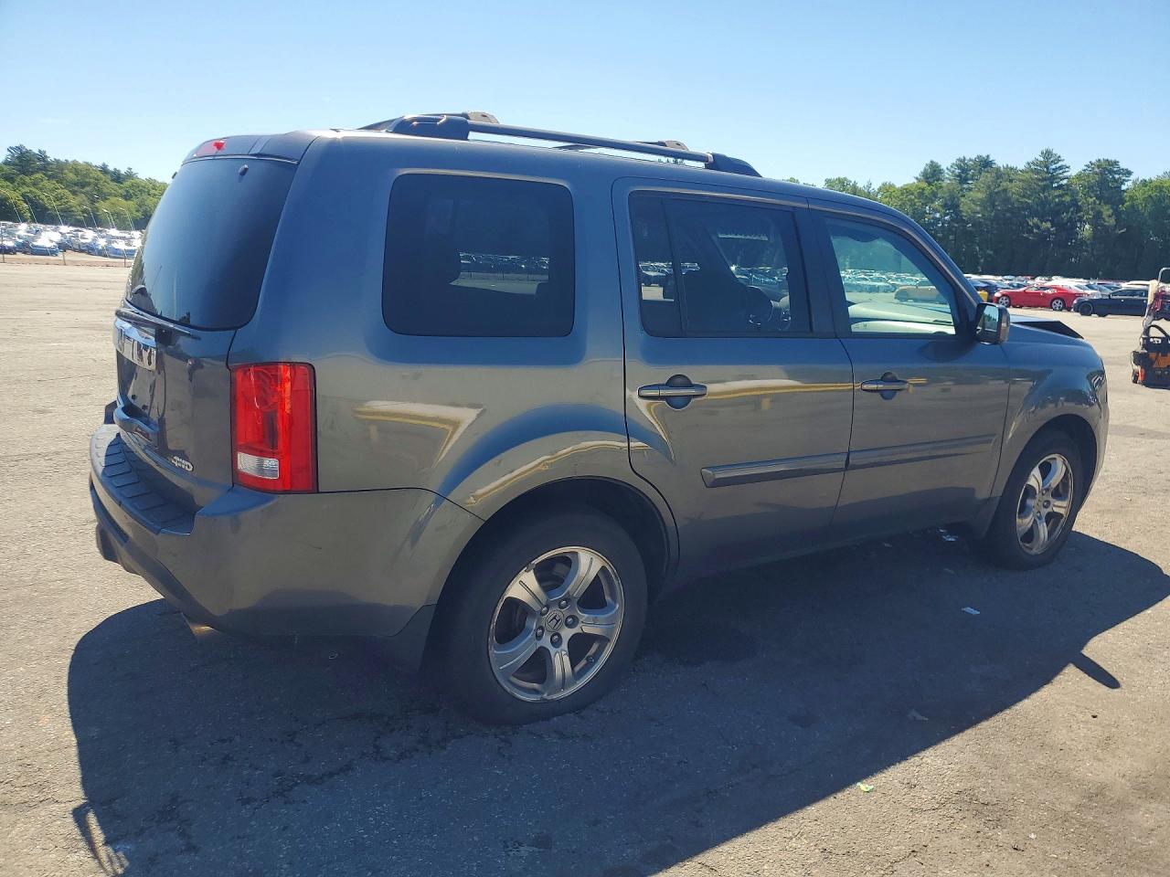 2012 Honda Pilot Ex Gray vin: 5FNYF4H40CB084889