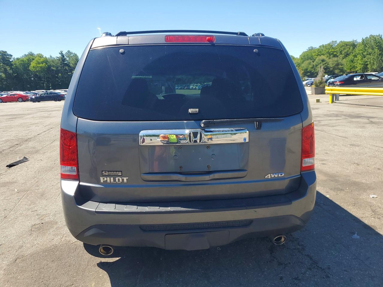 2012 Honda Pilot Ex Gray vin: 5FNYF4H40CB084889