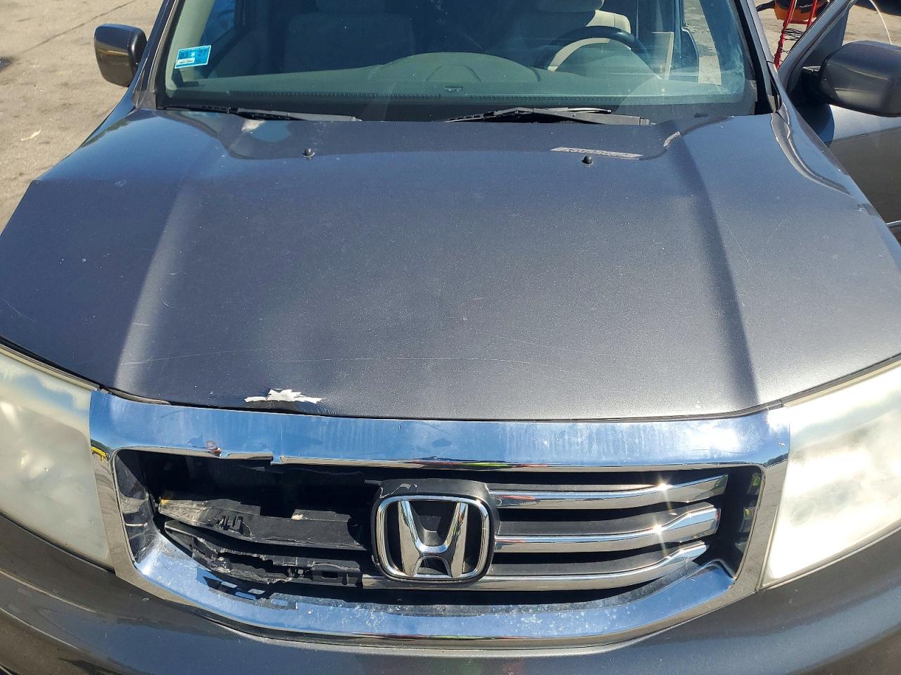 2012 Honda Pilot Ex Gray vin: 5FNYF4H40CB084889