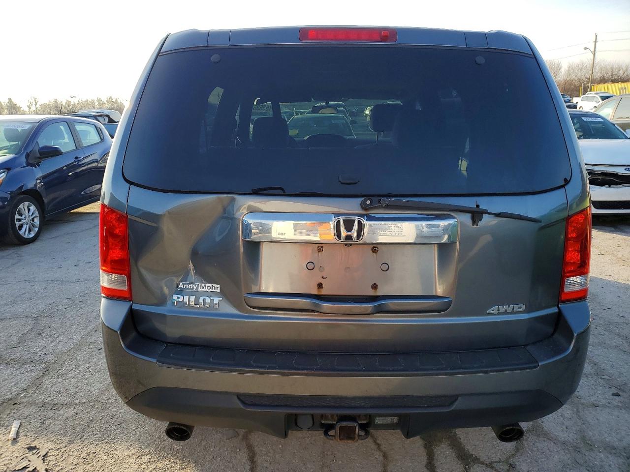 2013 Honda Pilot Gray vin: 5FNYF4H40DB032812