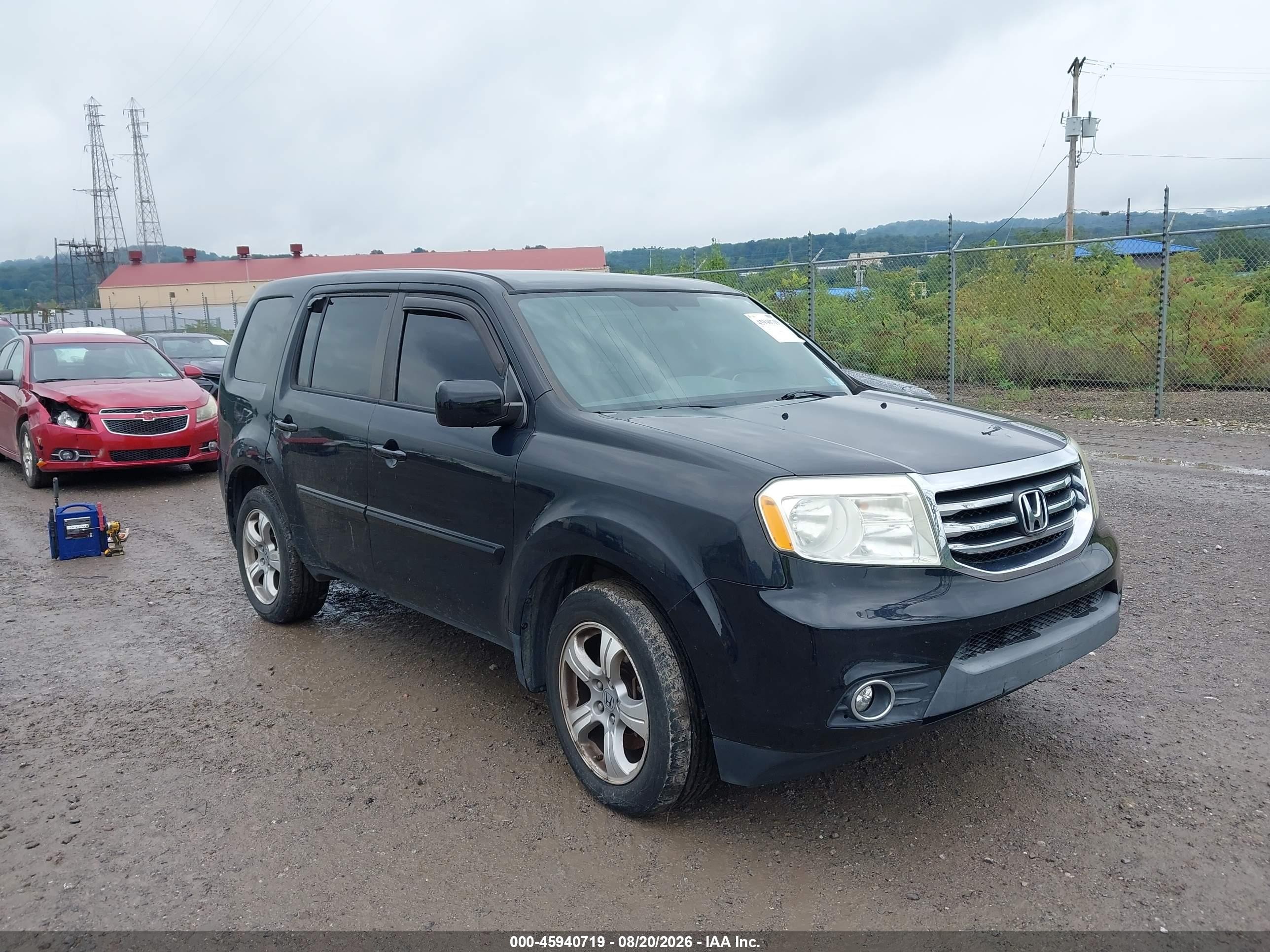 2013 Honda Pilot Ex Black vin: 5FNYF4H40DB040201