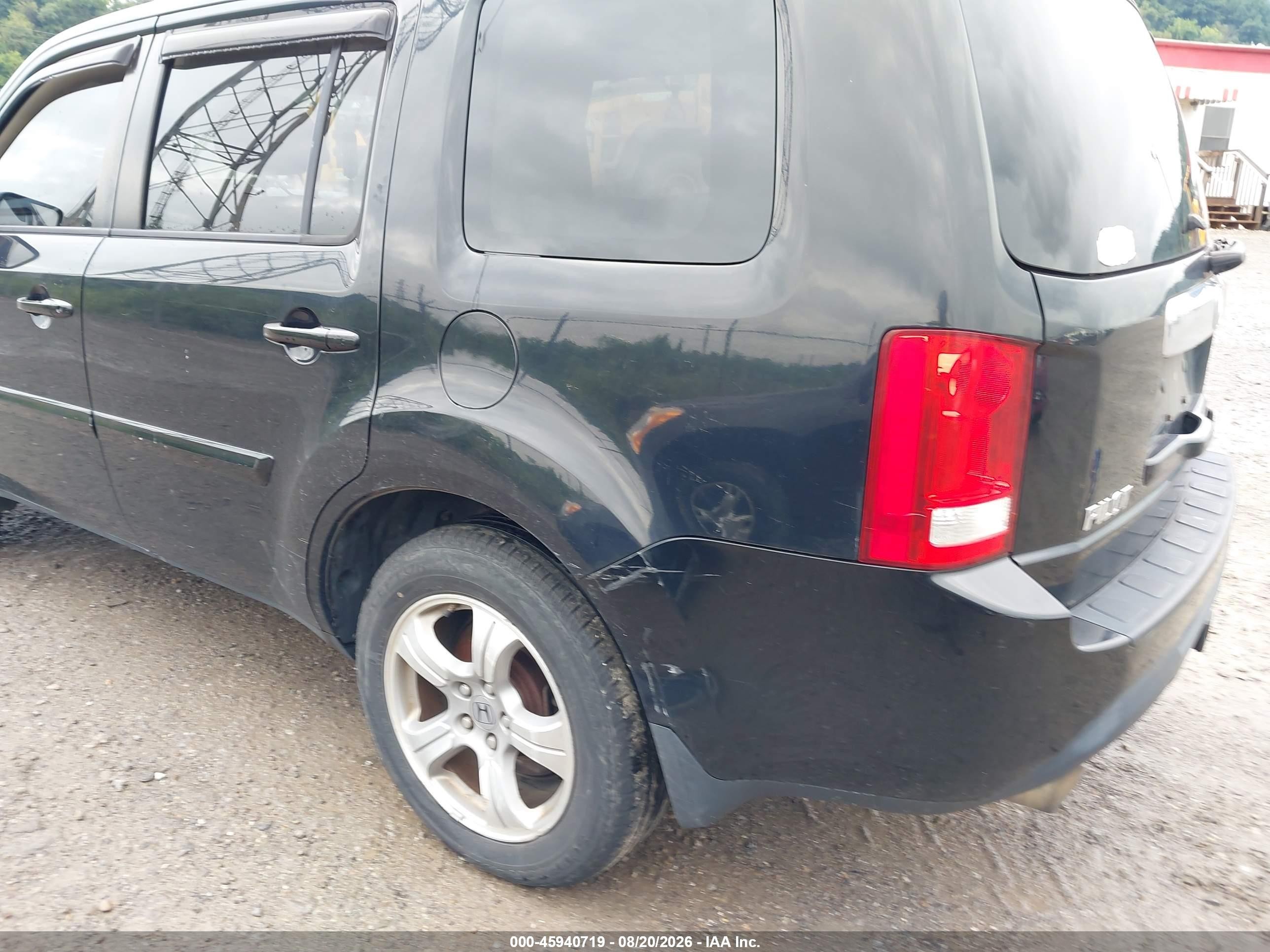 2013 Honda Pilot Ex Black vin: 5FNYF4H40DB040201