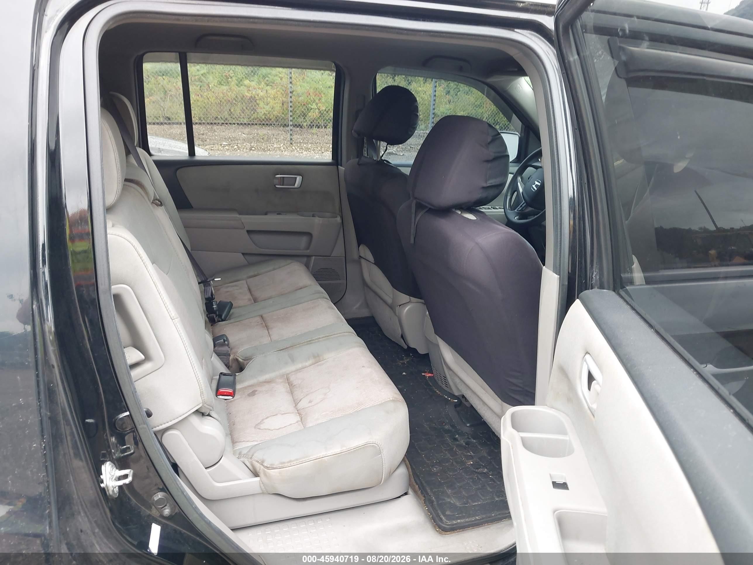 2013 Honda Pilot Ex Black vin: 5FNYF4H40DB040201