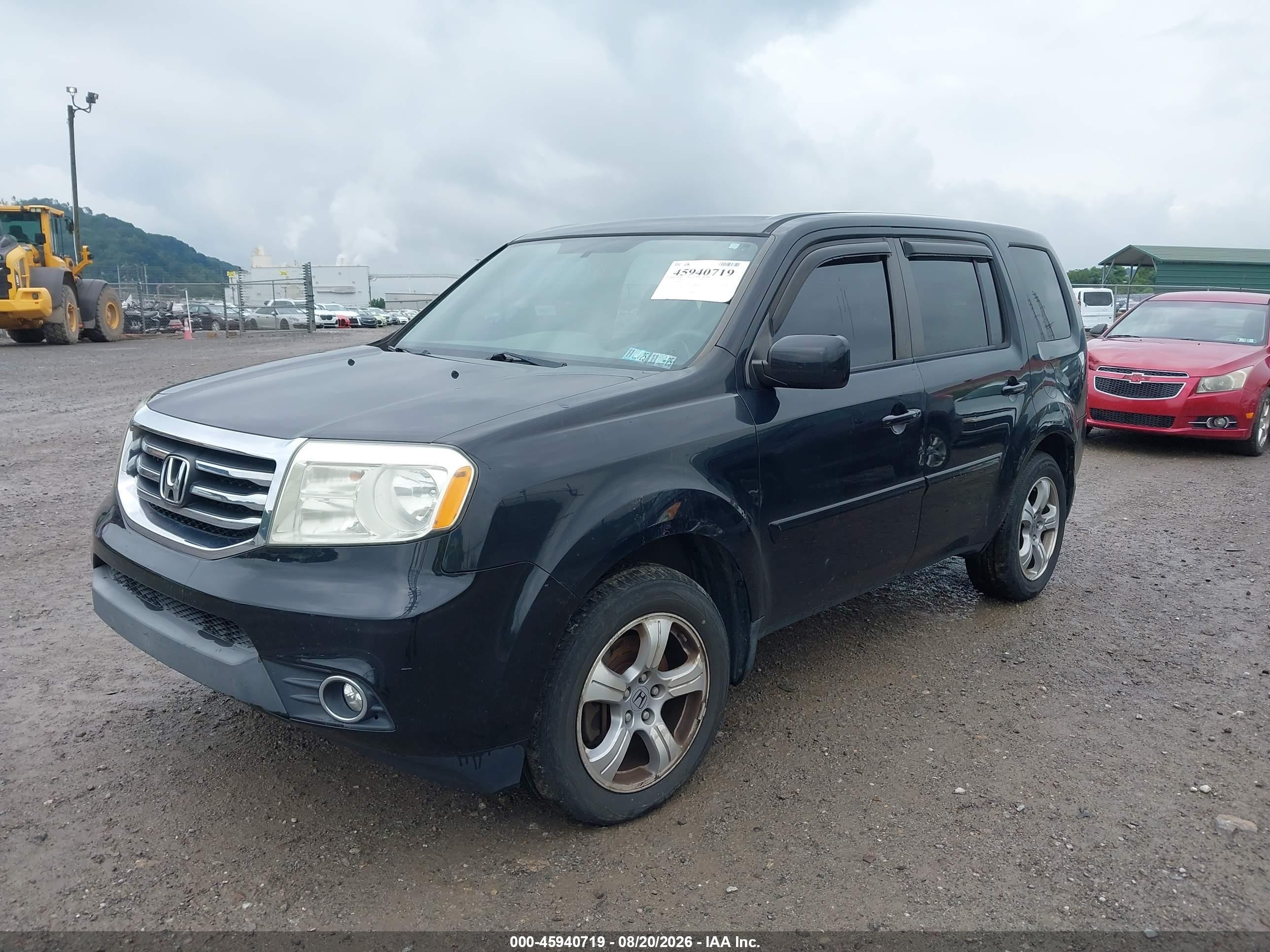 2013 Honda Pilot Ex Black vin: 5FNYF4H40DB040201
