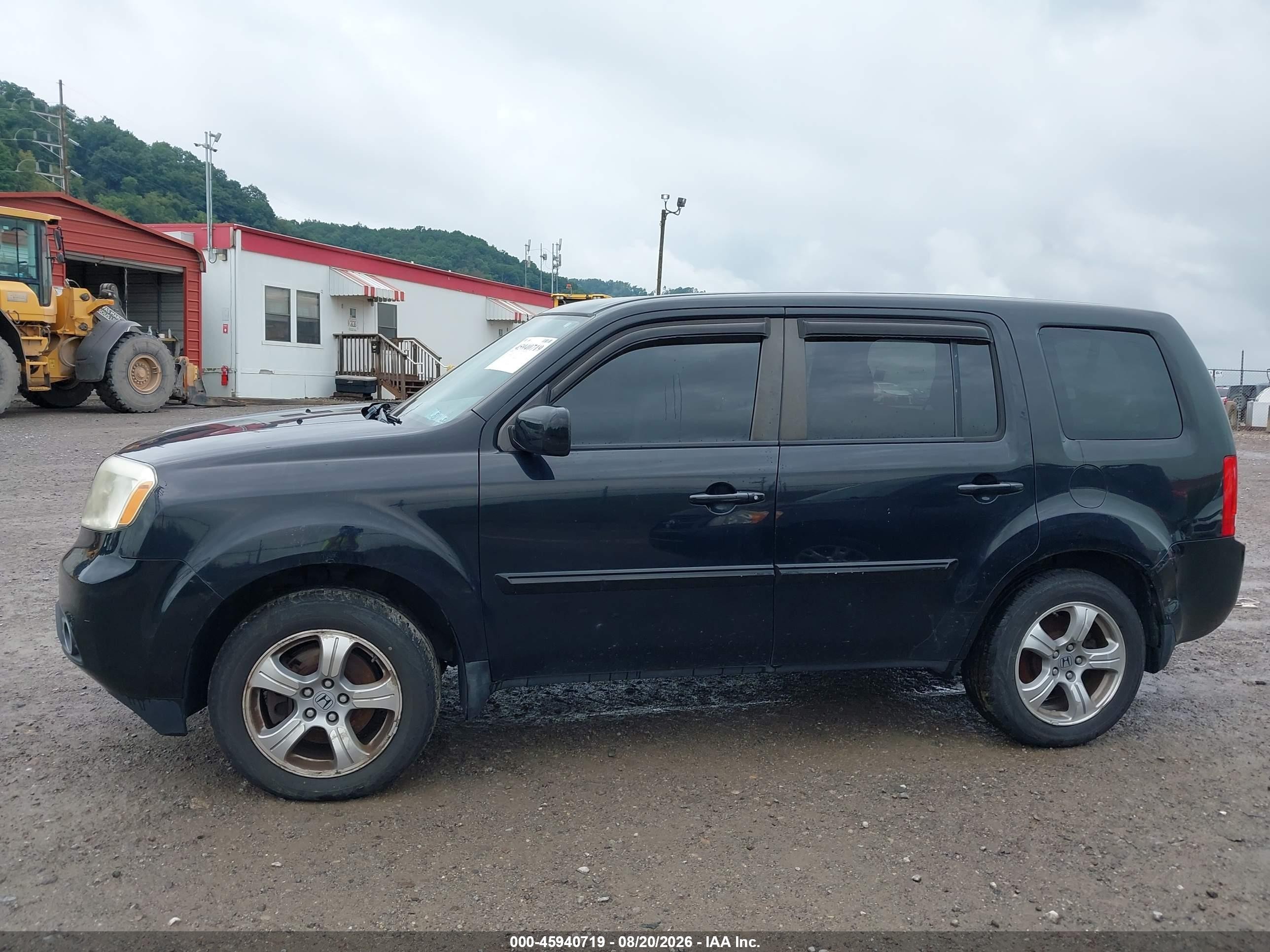 2013 Honda Pilot Ex Black vin: 5FNYF4H40DB040201