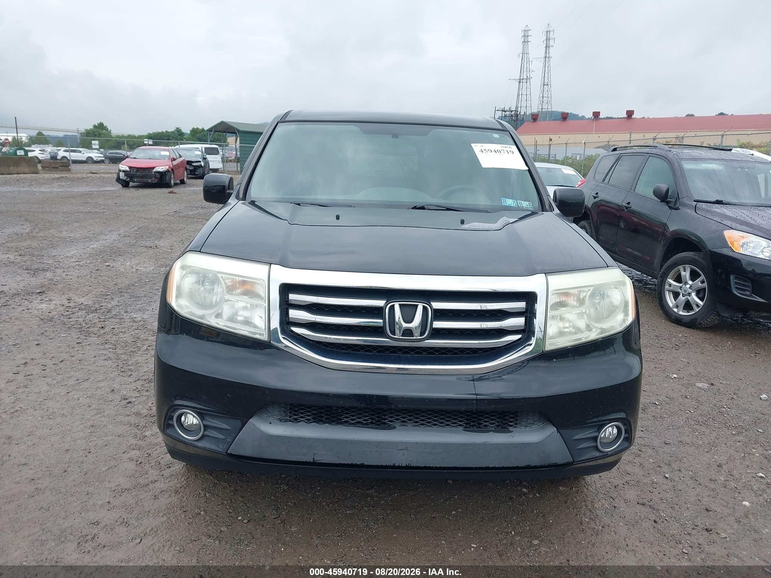 2013 Honda Pilot Ex Black vin: 5FNYF4H40DB040201