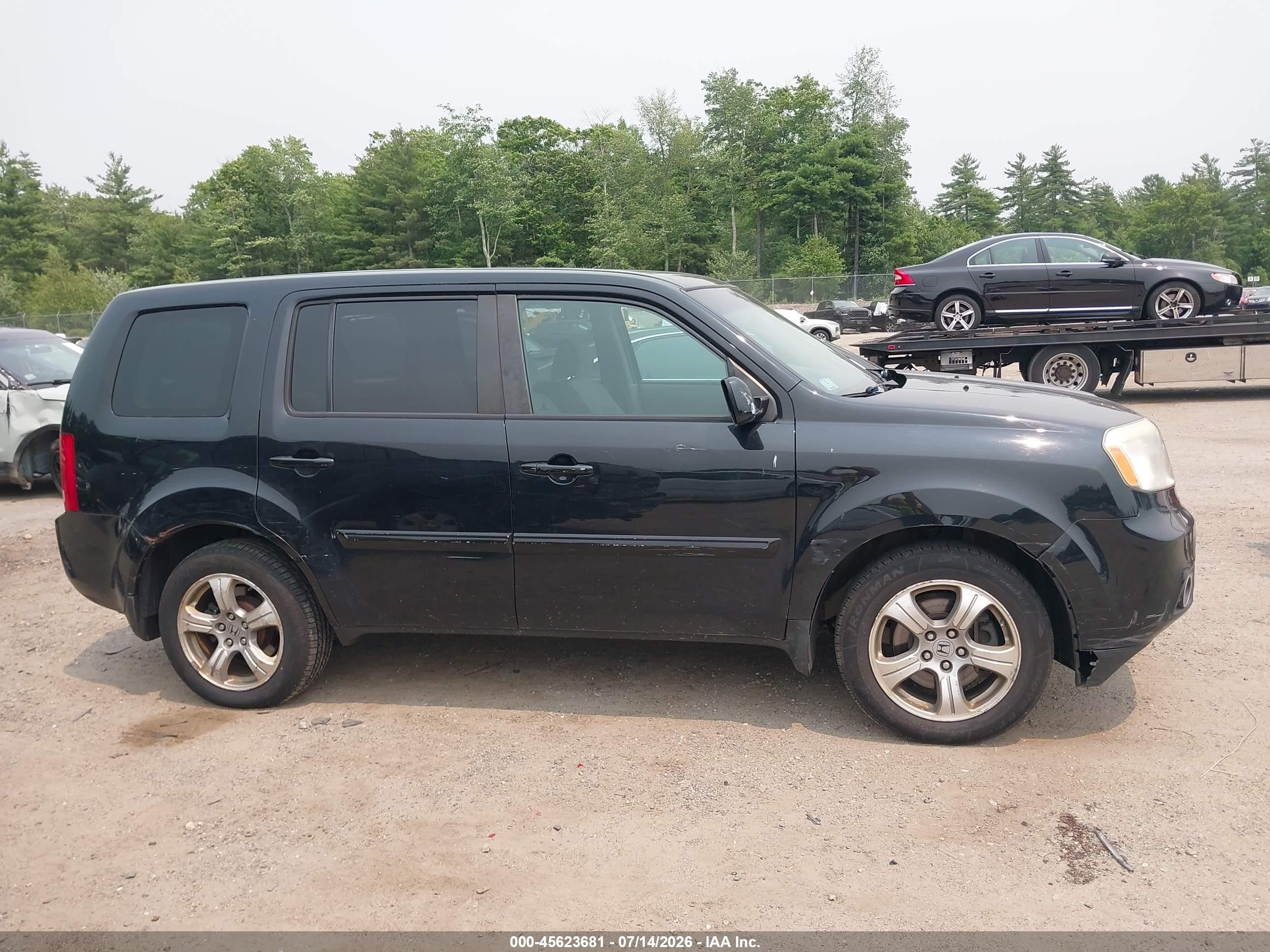 2013 Honda Pilot Ex Black vin: 5FNYF4H40DB055863