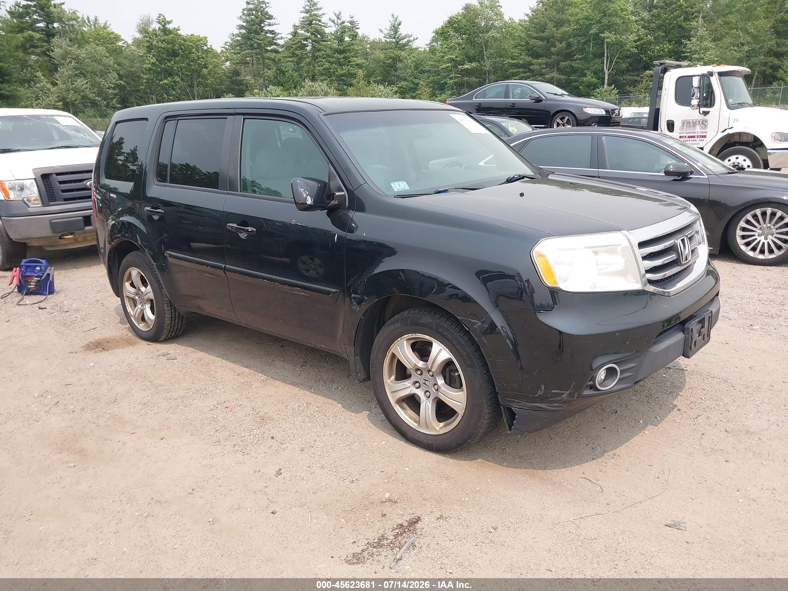 2013 Honda Pilot Ex Black vin: 5FNYF4H40DB055863