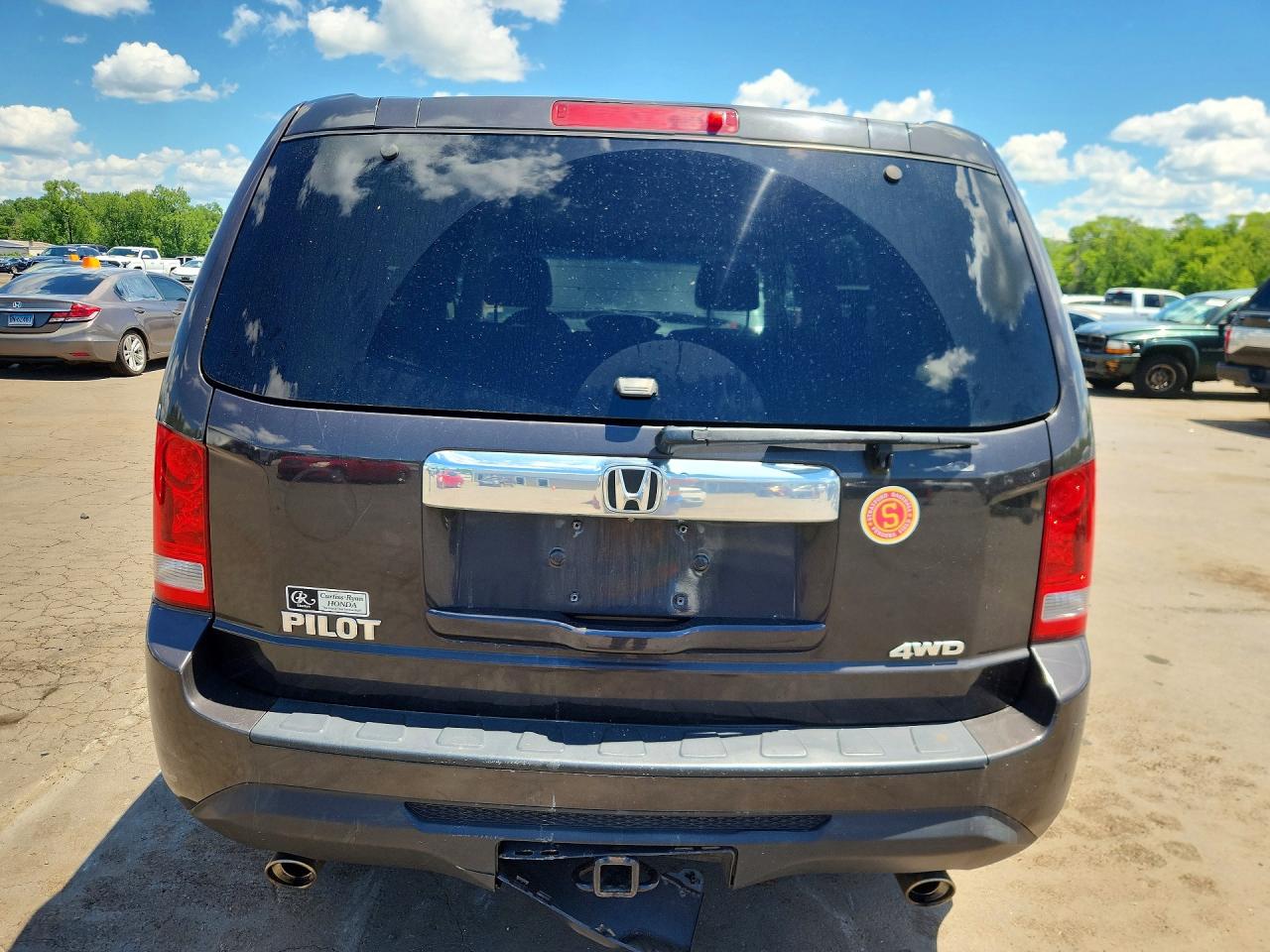 2013 Honda Pilot Ex Brown vin: 5FNYF4H40DB071559