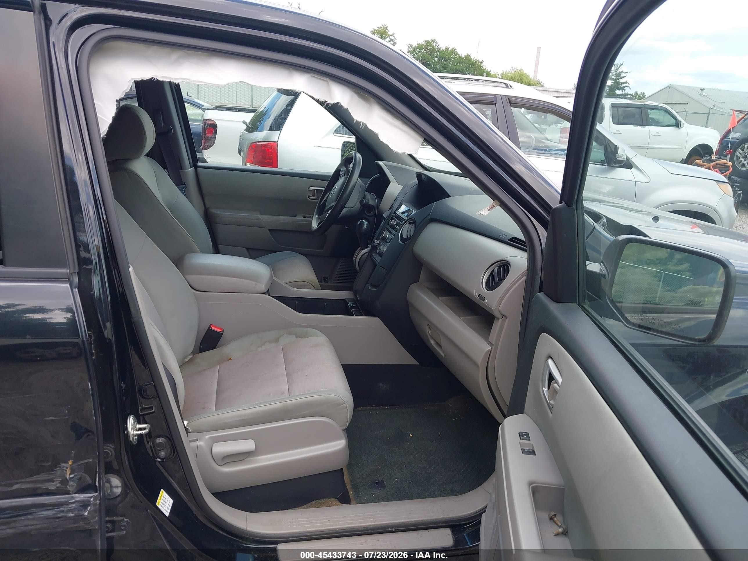2013 Honda Pilot Ex Black vin: 5FNYF4H40DB085476