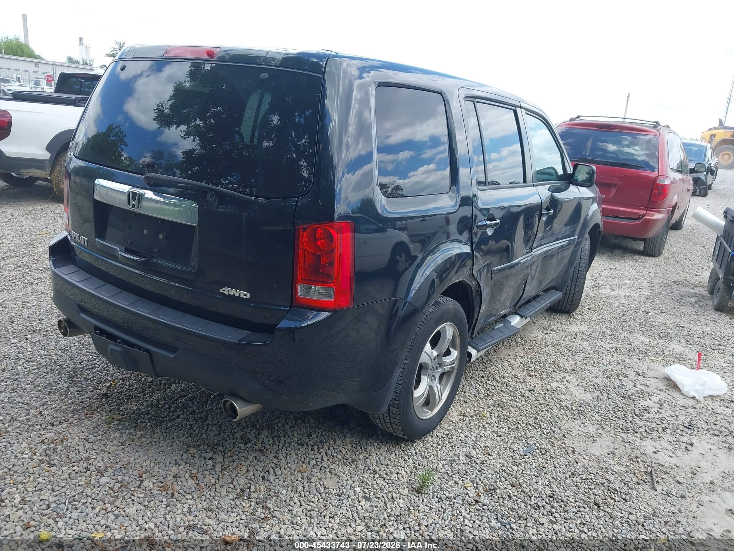 2013 Honda Pilot Ex Black vin: 5FNYF4H40DB085476