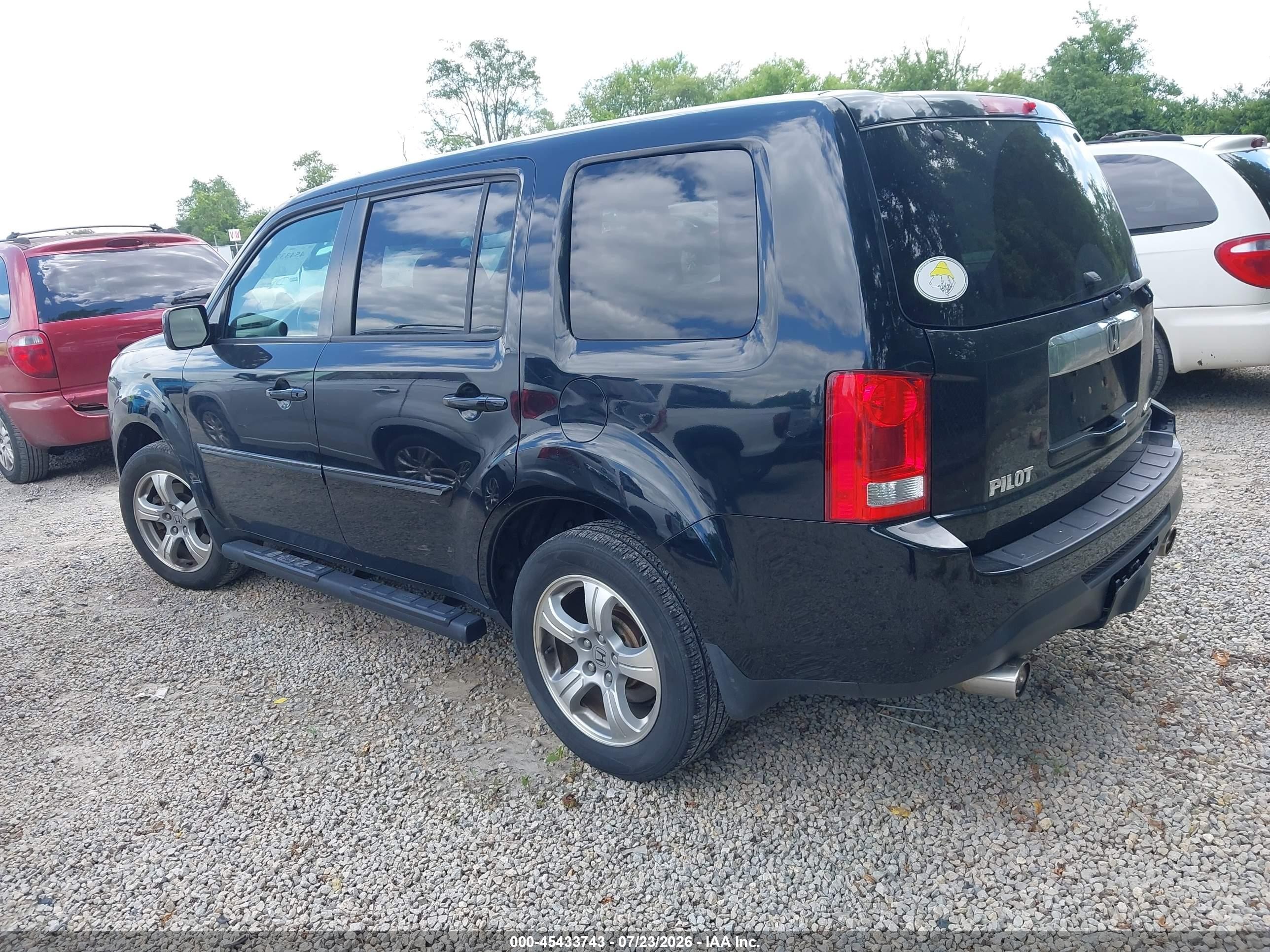 2013 Honda Pilot Ex Black vin: 5FNYF4H40DB085476