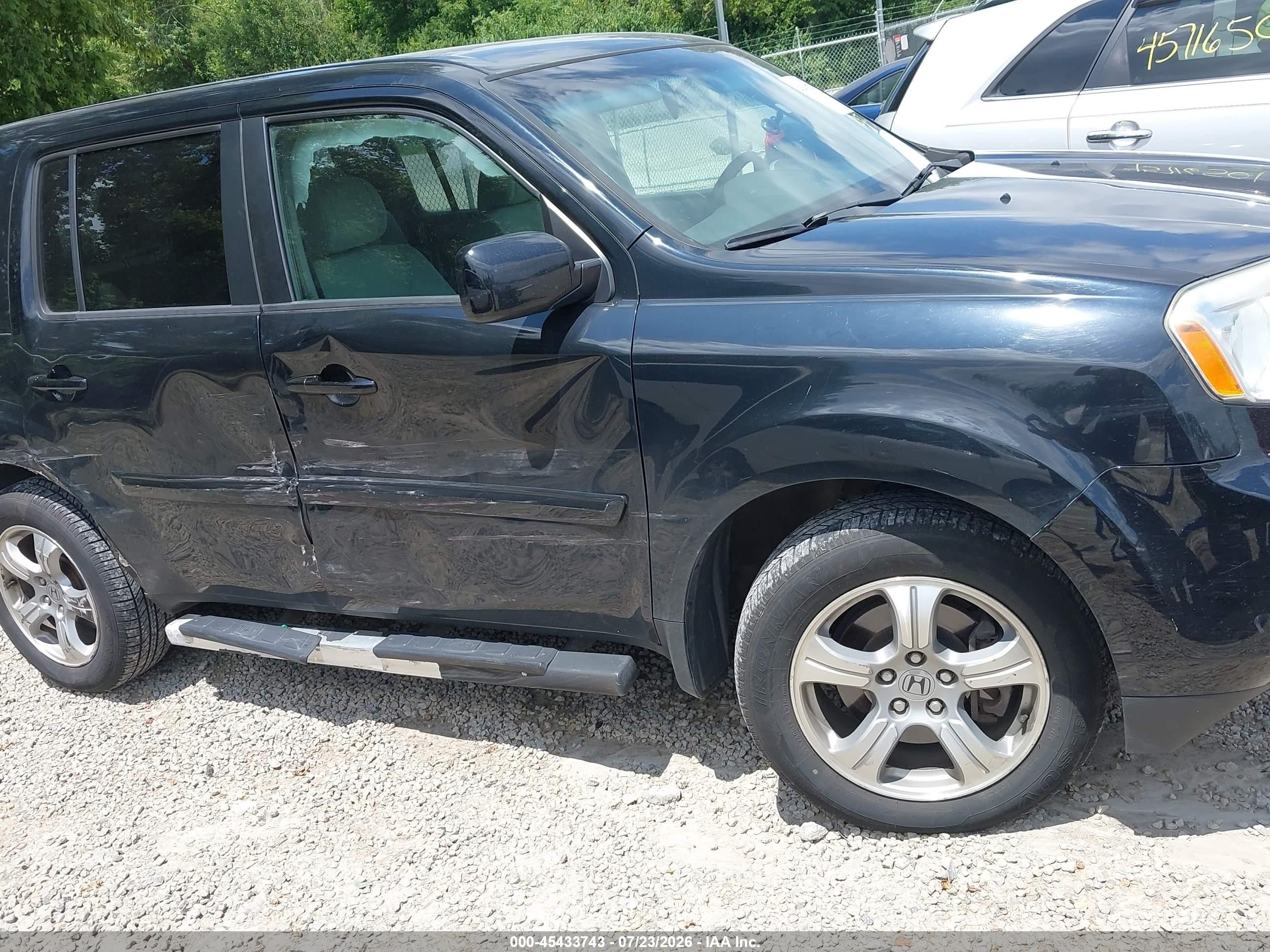 2013 Honda Pilot Ex Black vin: 5FNYF4H40DB085476