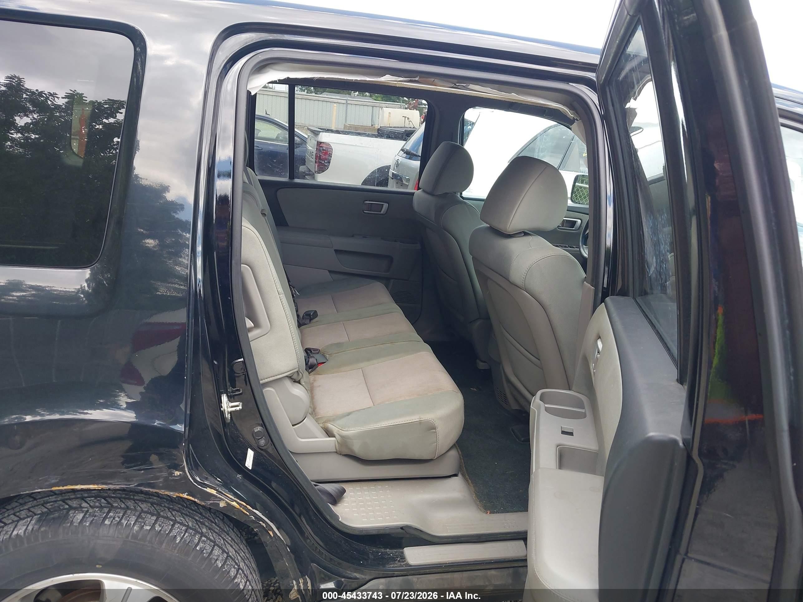 2013 Honda Pilot Ex Black vin: 5FNYF4H40DB085476