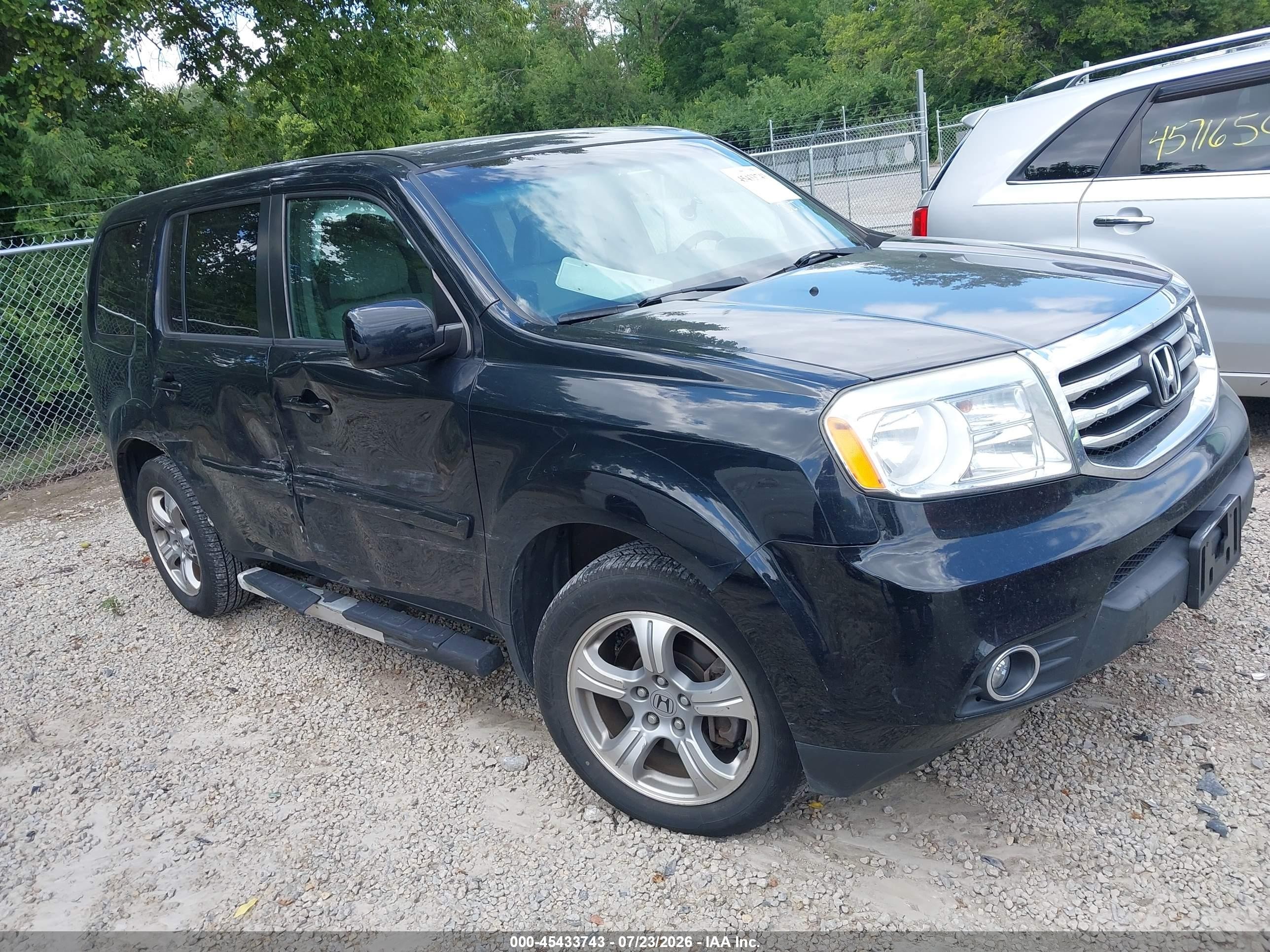 2013 Honda Pilot Ex Black vin: 5FNYF4H40DB085476