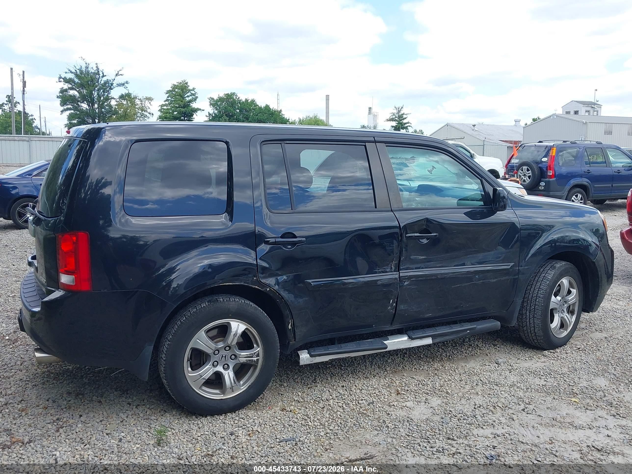 2013 Honda Pilot Ex Black vin: 5FNYF4H40DB085476