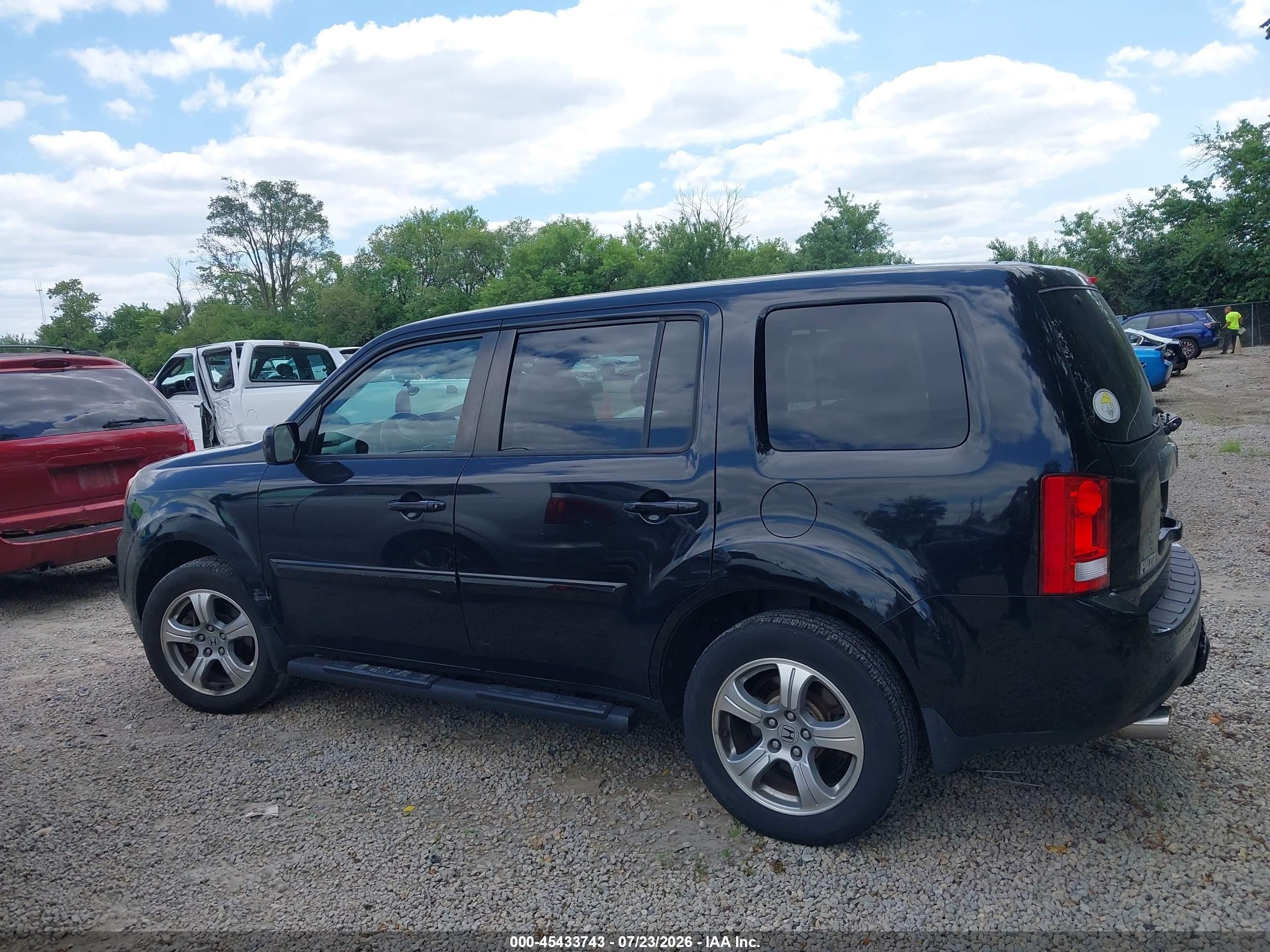 2013 Honda Pilot Ex Black vin: 5FNYF4H40DB085476