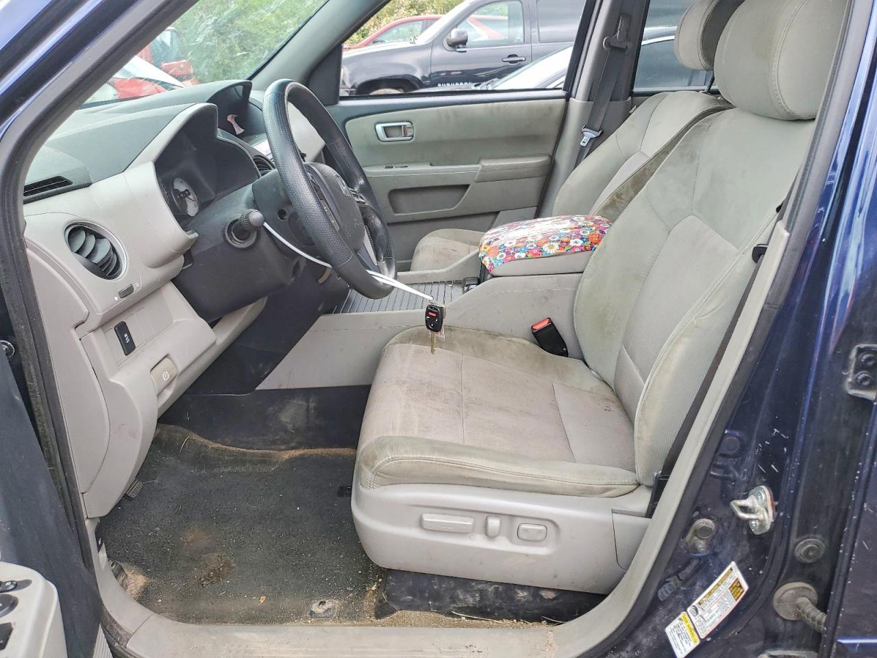 2014 Honda Pilot Ex Blue vin: 5FNYF4H40EB045819