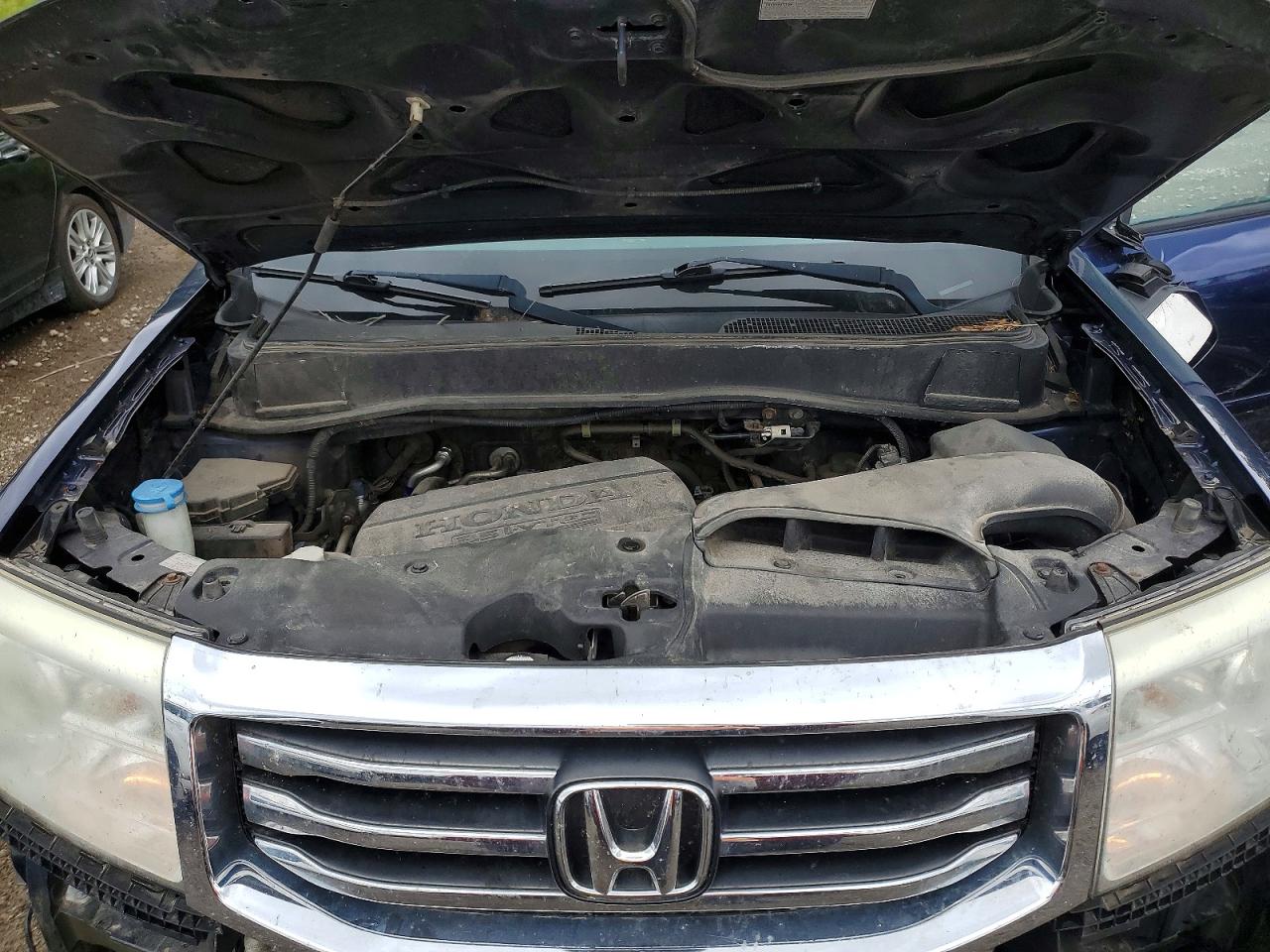 2014 Honda Pilot Ex Blue vin: 5FNYF4H40EB045819