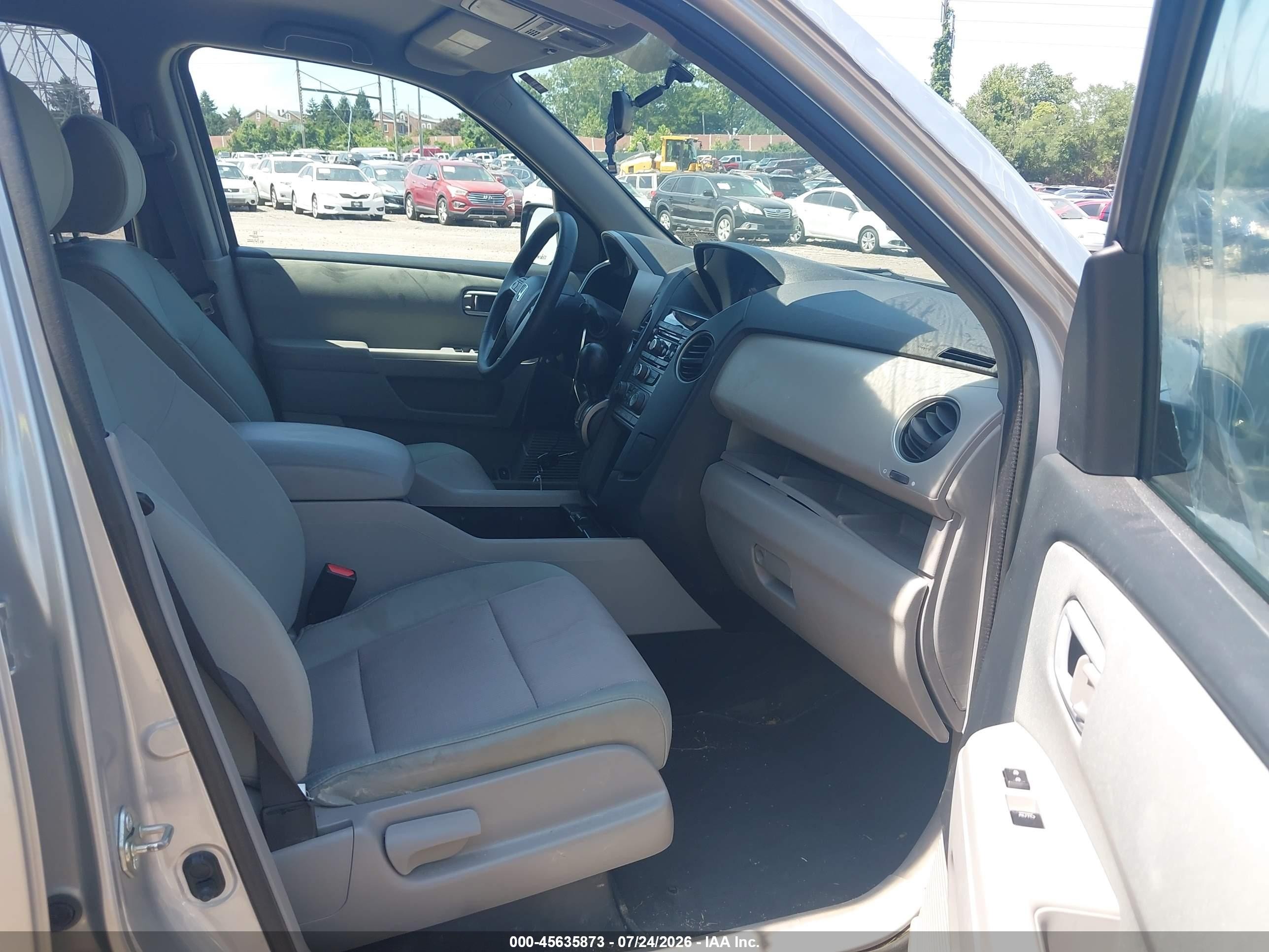 2015 Honda Pilot Ex Silver vin: 5FNYF4H40FB027872