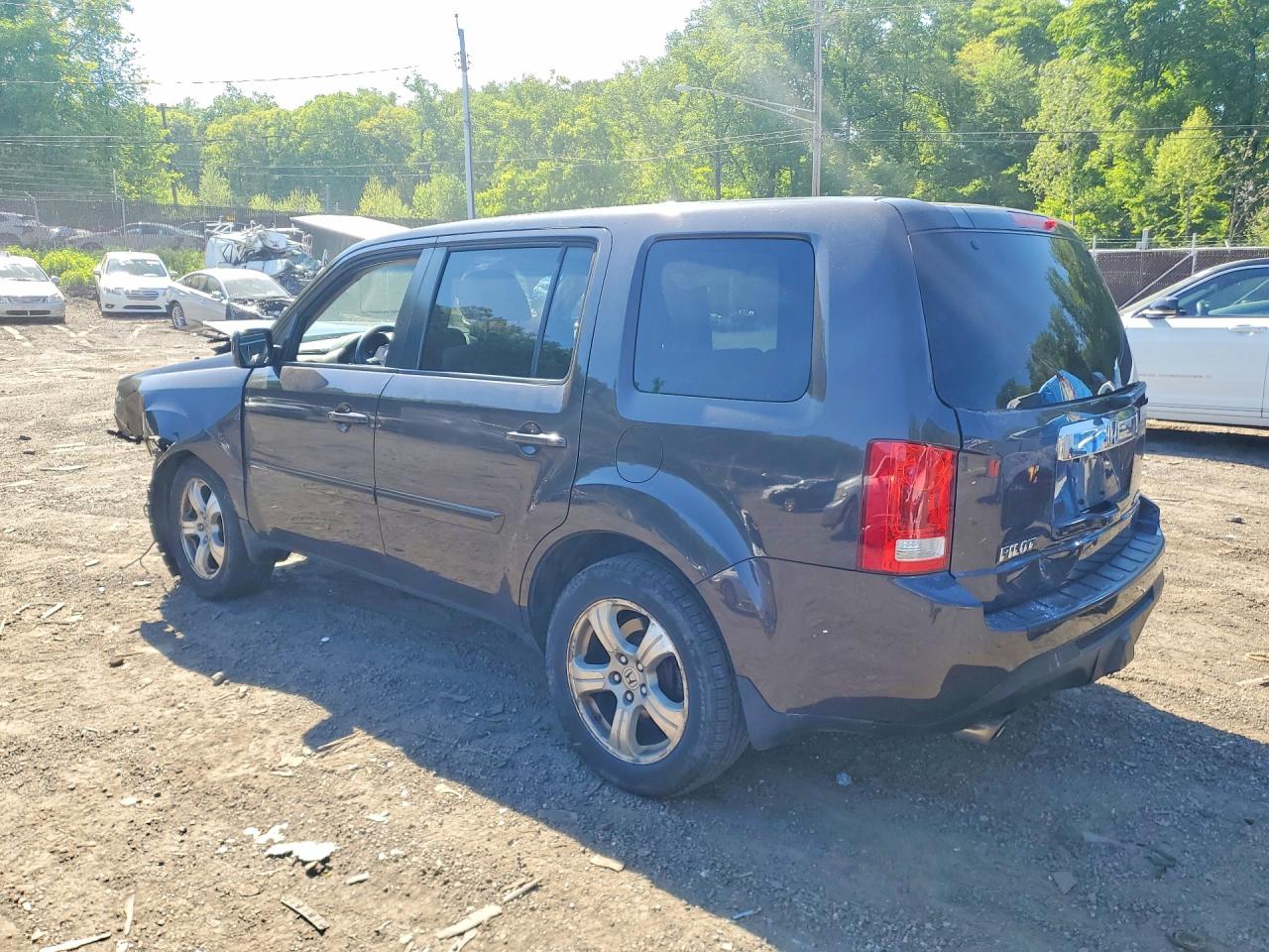 2015 Honda Pilot Ex Brown vin: 5FNYF4H40FB042548