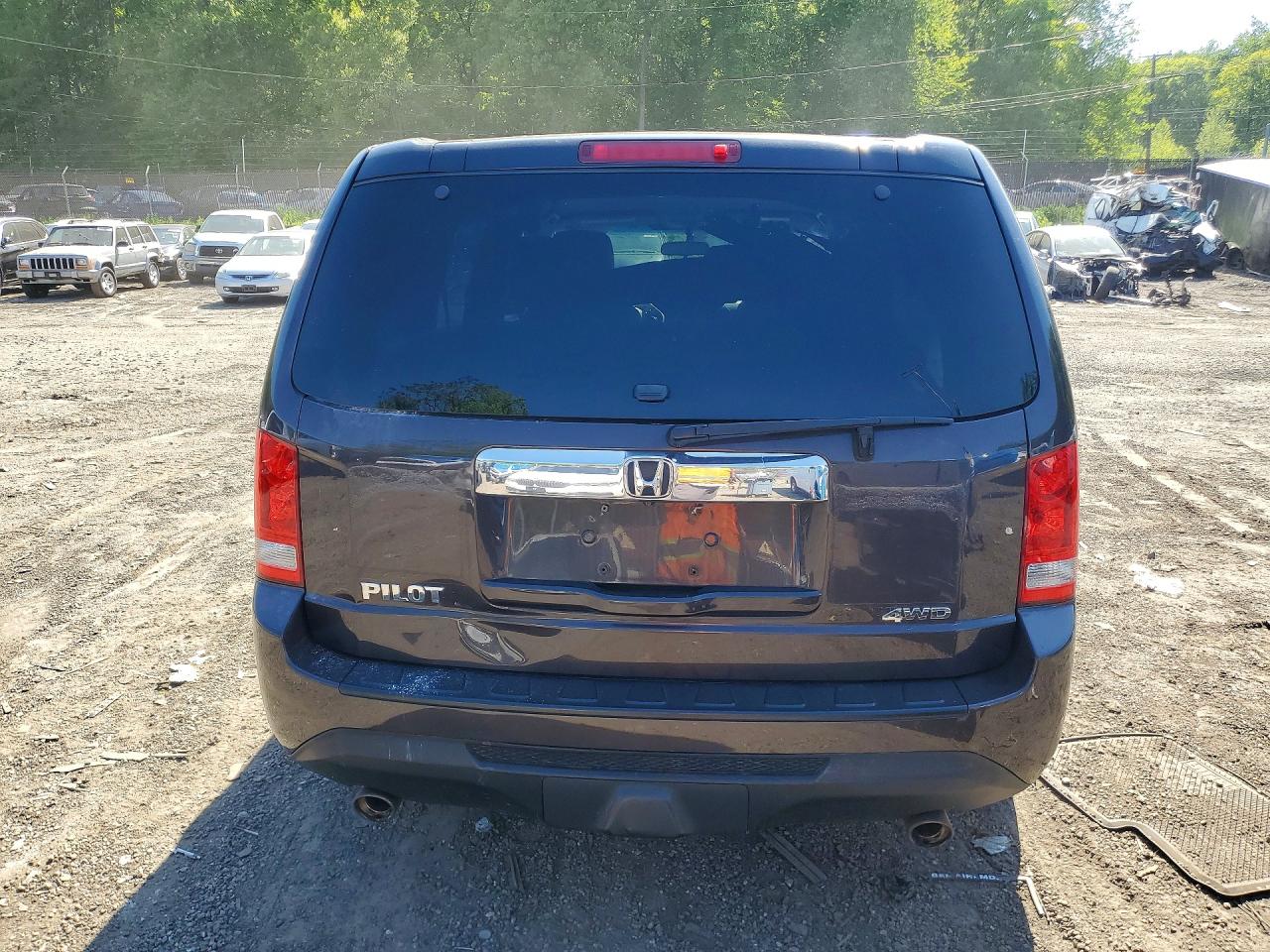 2015 Honda Pilot Ex Brown vin: 5FNYF4H40FB042548