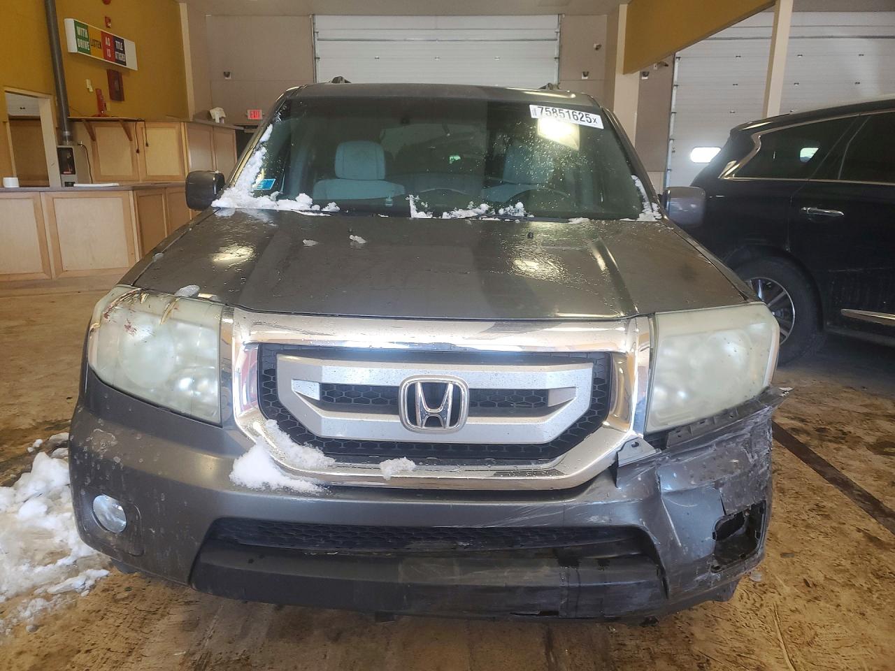 2010 Honda Pilot Ex Gray vin: 5FNYF4H41AB005971