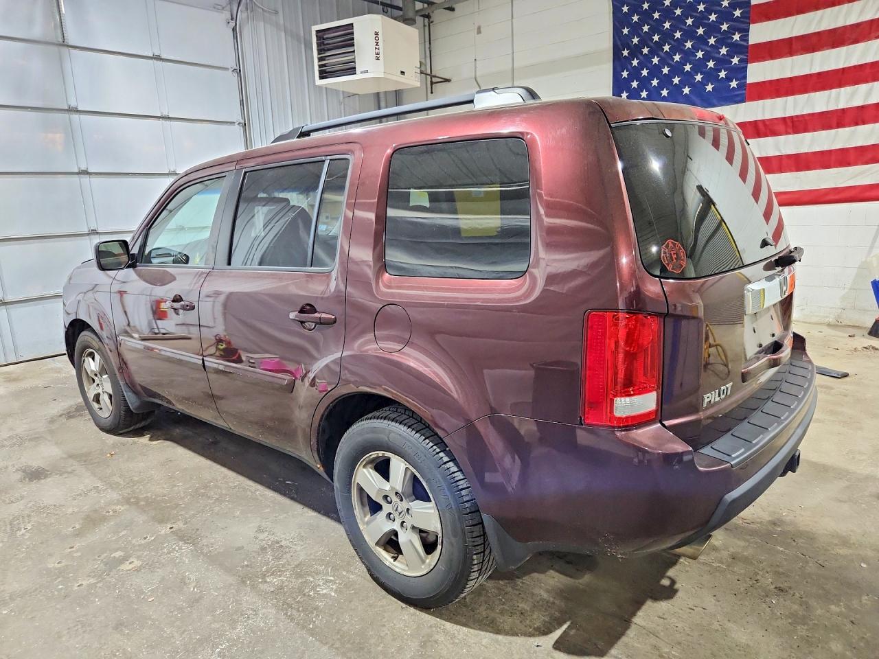 2011 Honda Pilot Ex Maroon vin: 5FNYF4H41BB005552