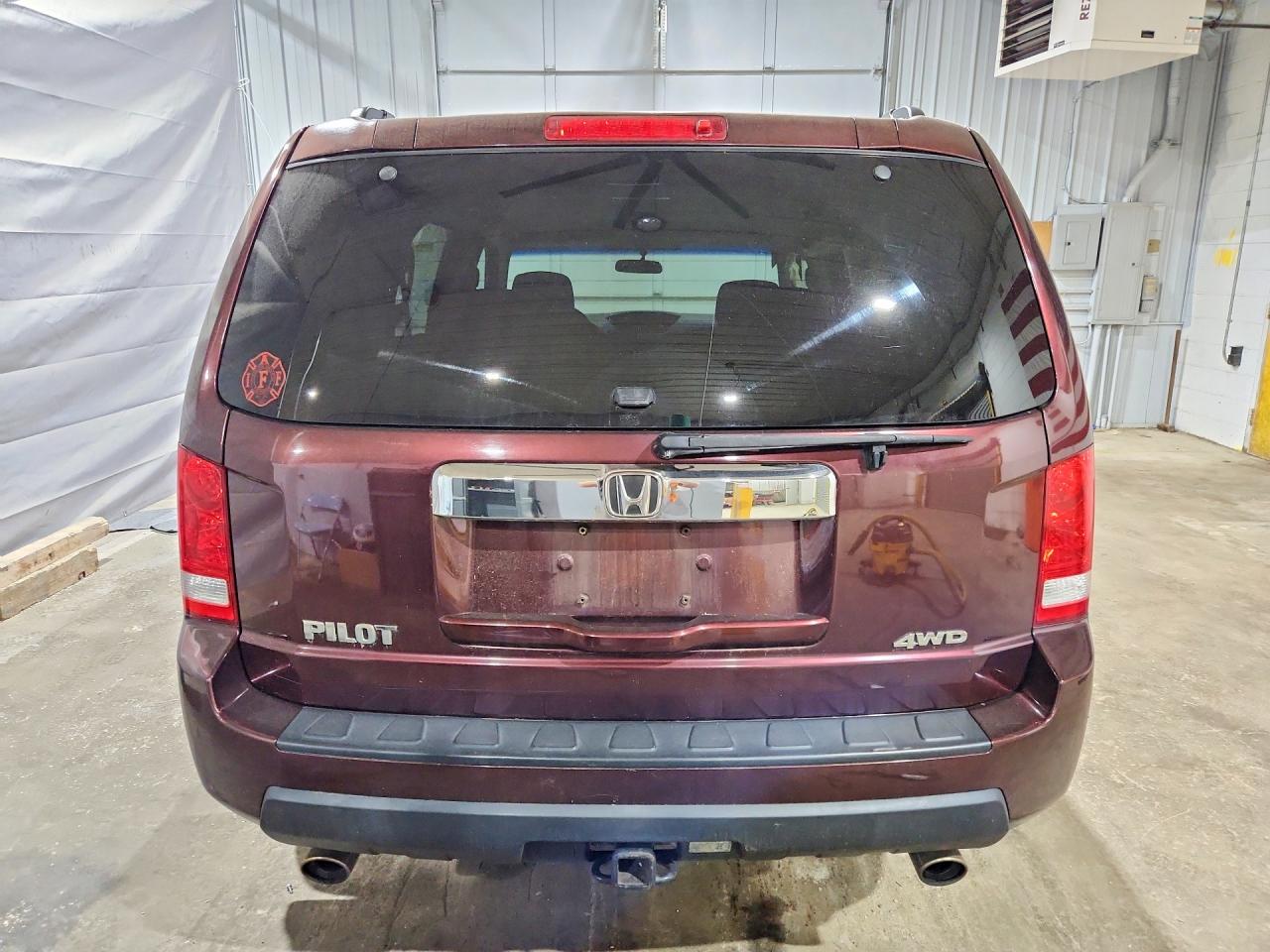 2011 Honda Pilot Ex Maroon vin: 5FNYF4H41BB005552