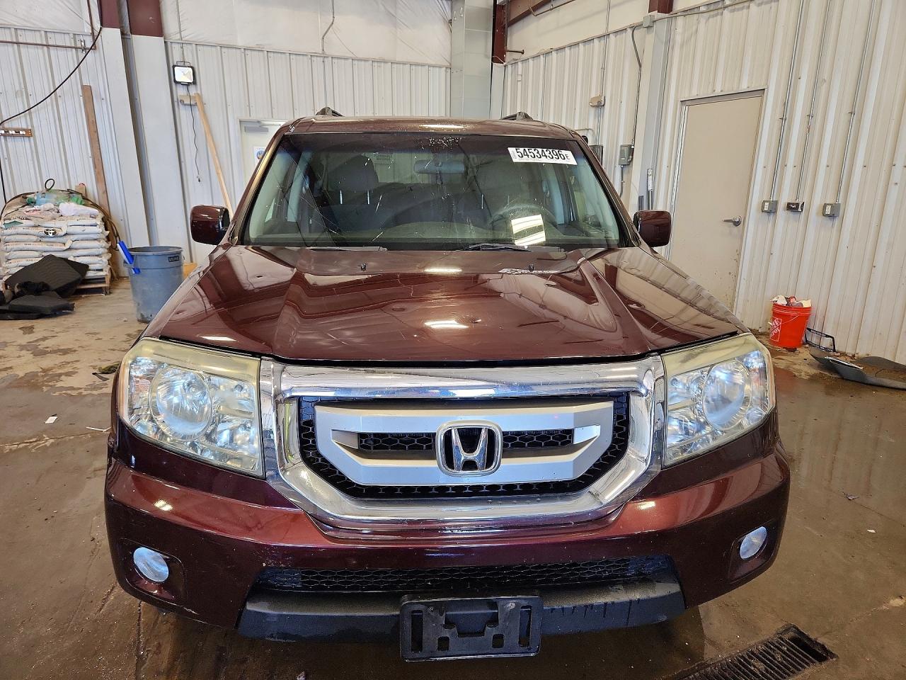 2011 Honda Pilot Ex Maroon vin: 5FNYF4H41BB007379