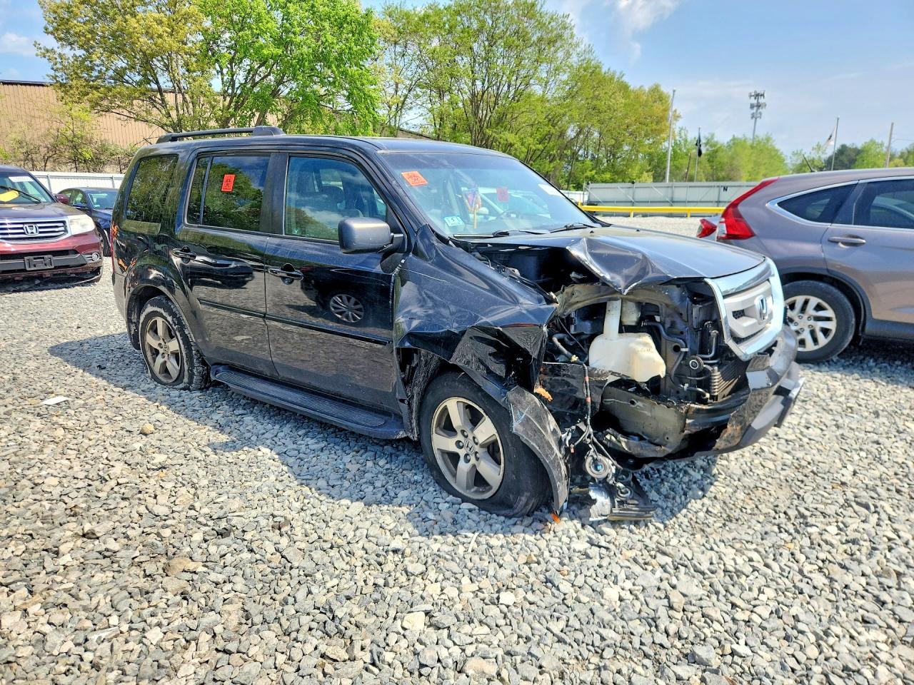 2011 Honda Pilot Ex Black vin: 5FNYF4H41BB034324