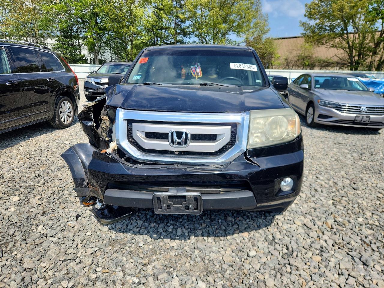 2011 Honda Pilot Ex Black vin: 5FNYF4H41BB034324