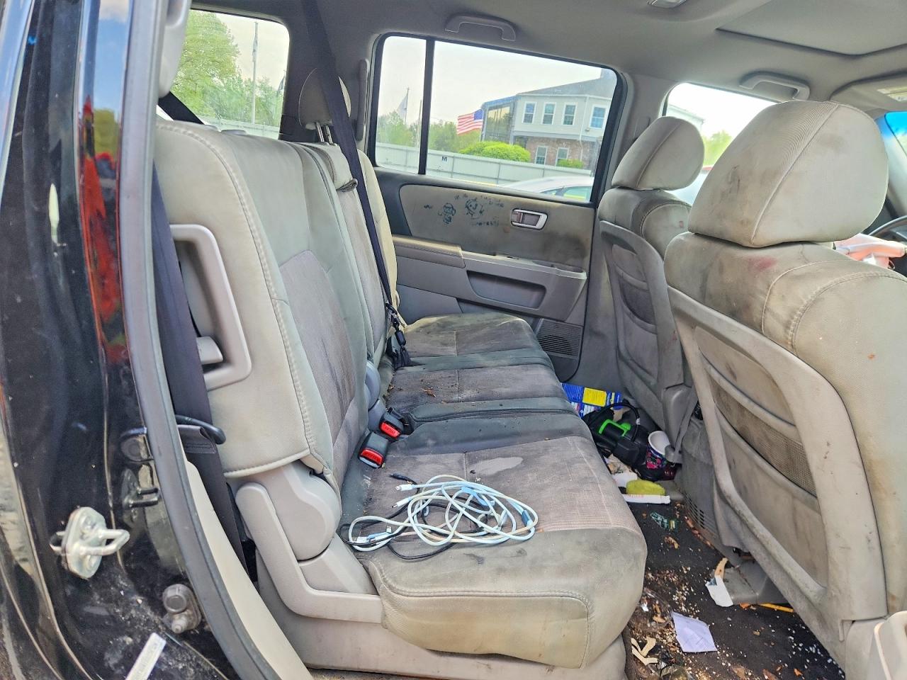 2011 Honda Pilot Ex Black vin: 5FNYF4H41BB034324