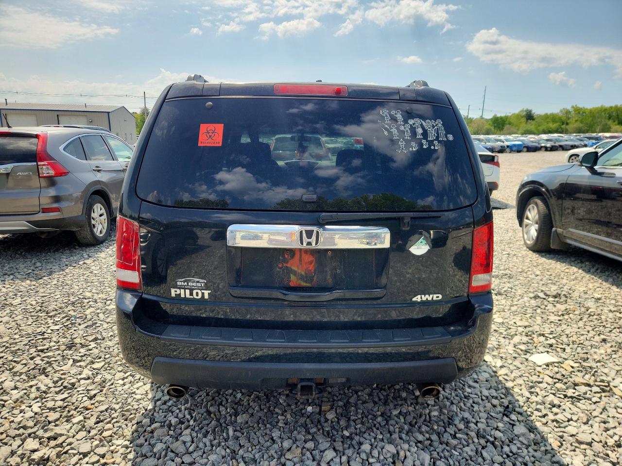 2011 Honda Pilot Ex Black vin: 5FNYF4H41BB034324