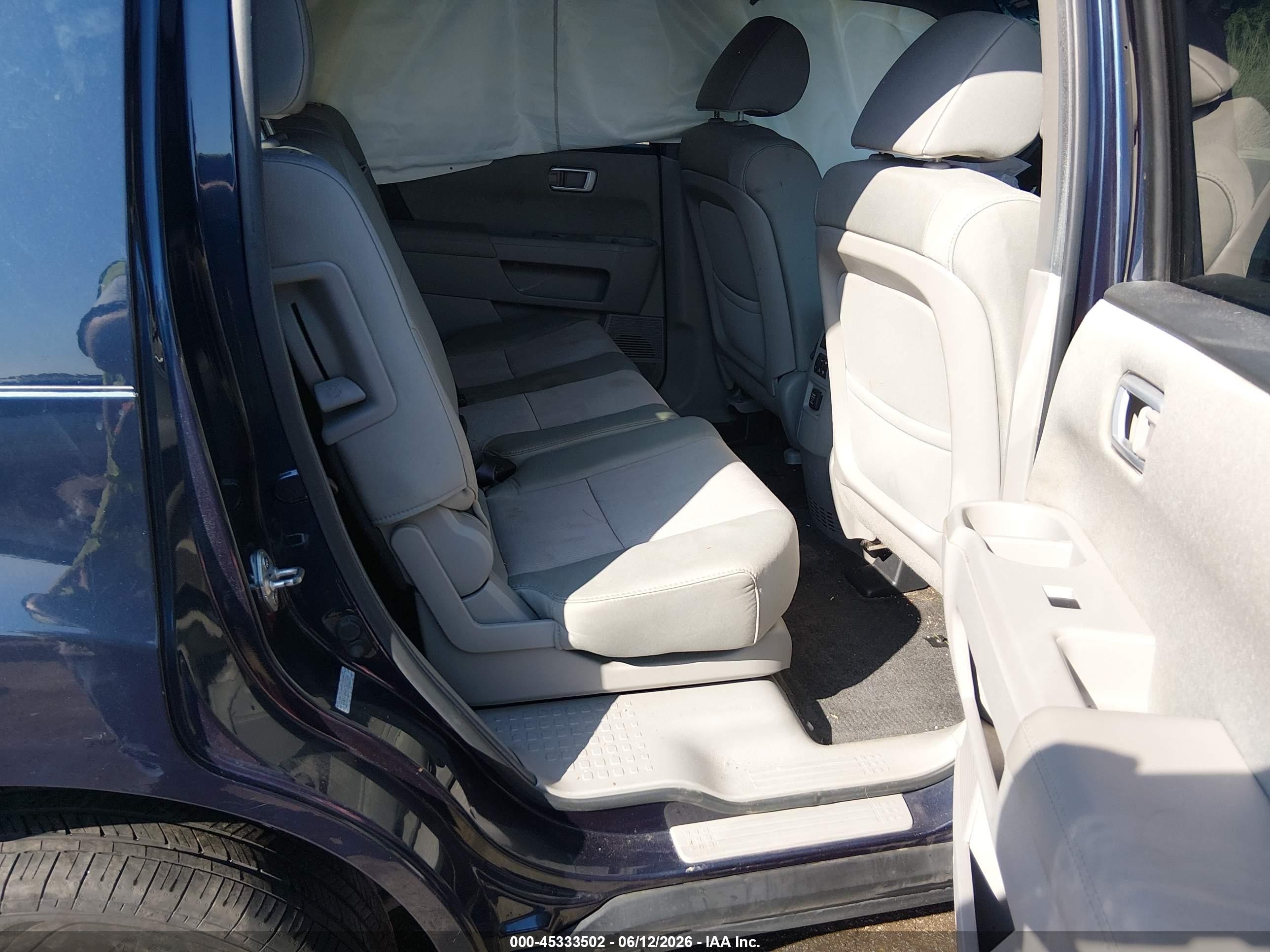 2012 Honda Pilot Ex Blue vin: 5FNYF4H41CB003589