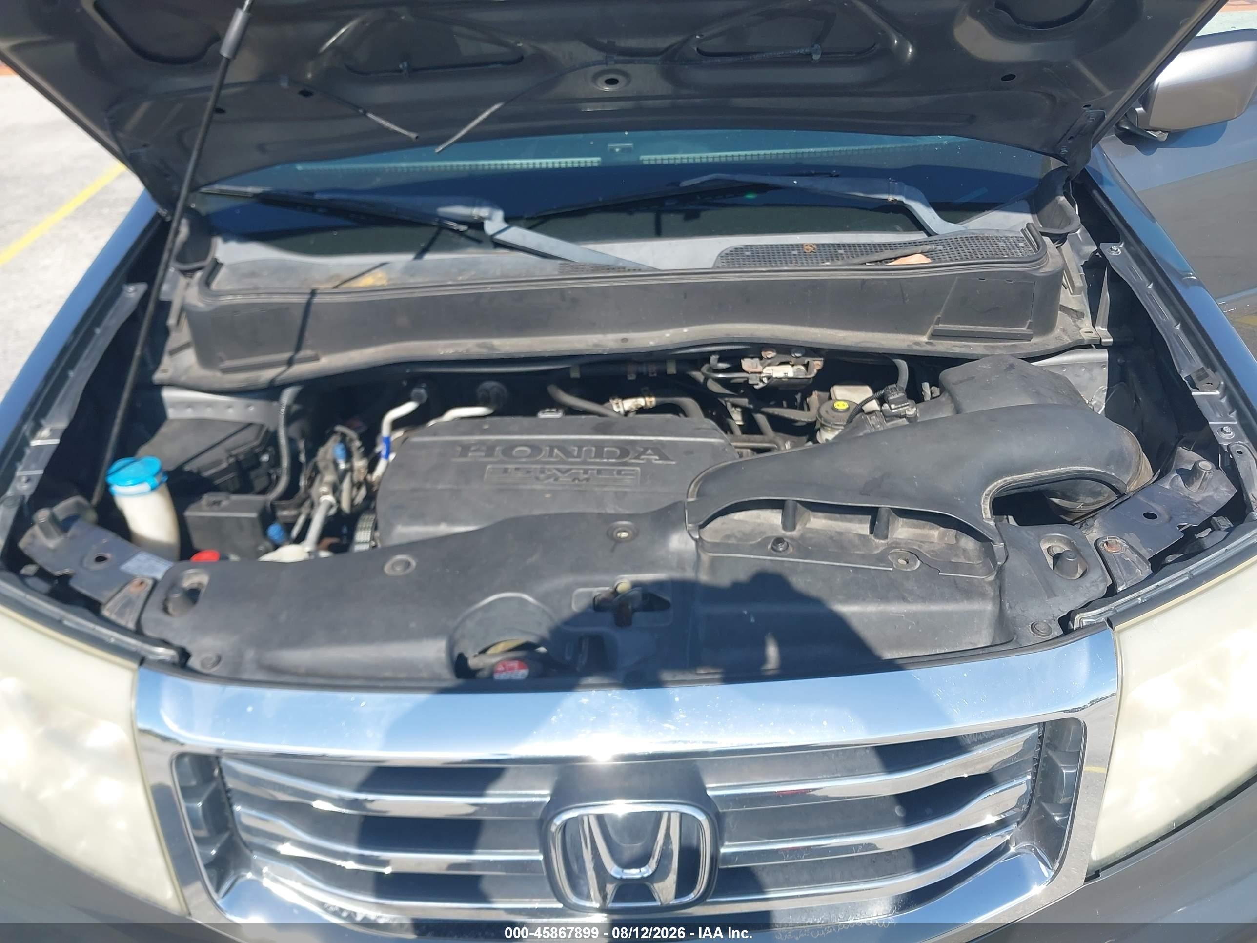 2012 Honda Pilot Ex Gray vin: 5FNYF4H41CB050184