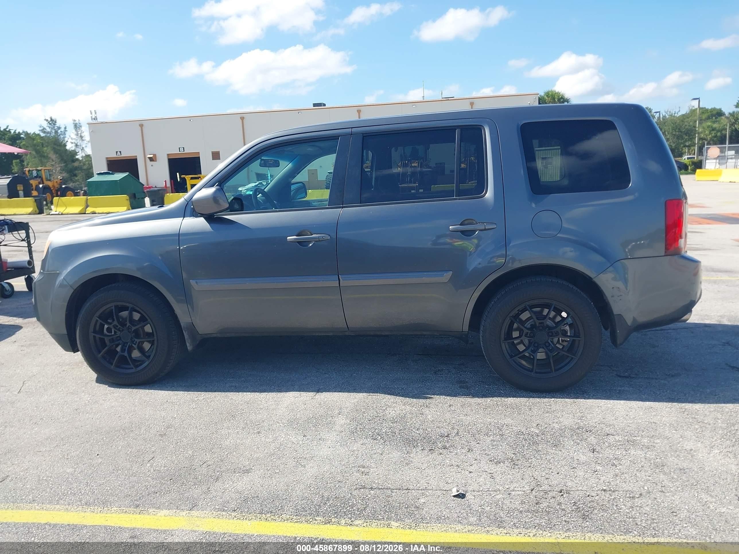 2012 Honda Pilot Ex Gray vin: 5FNYF4H41CB050184