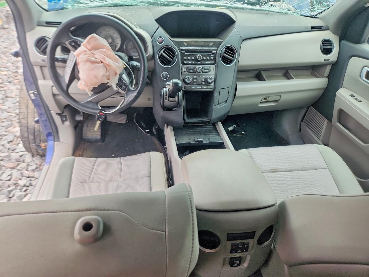 2013 Honda Pilot Ex Blue vin: 5FNYF4H41DB023486