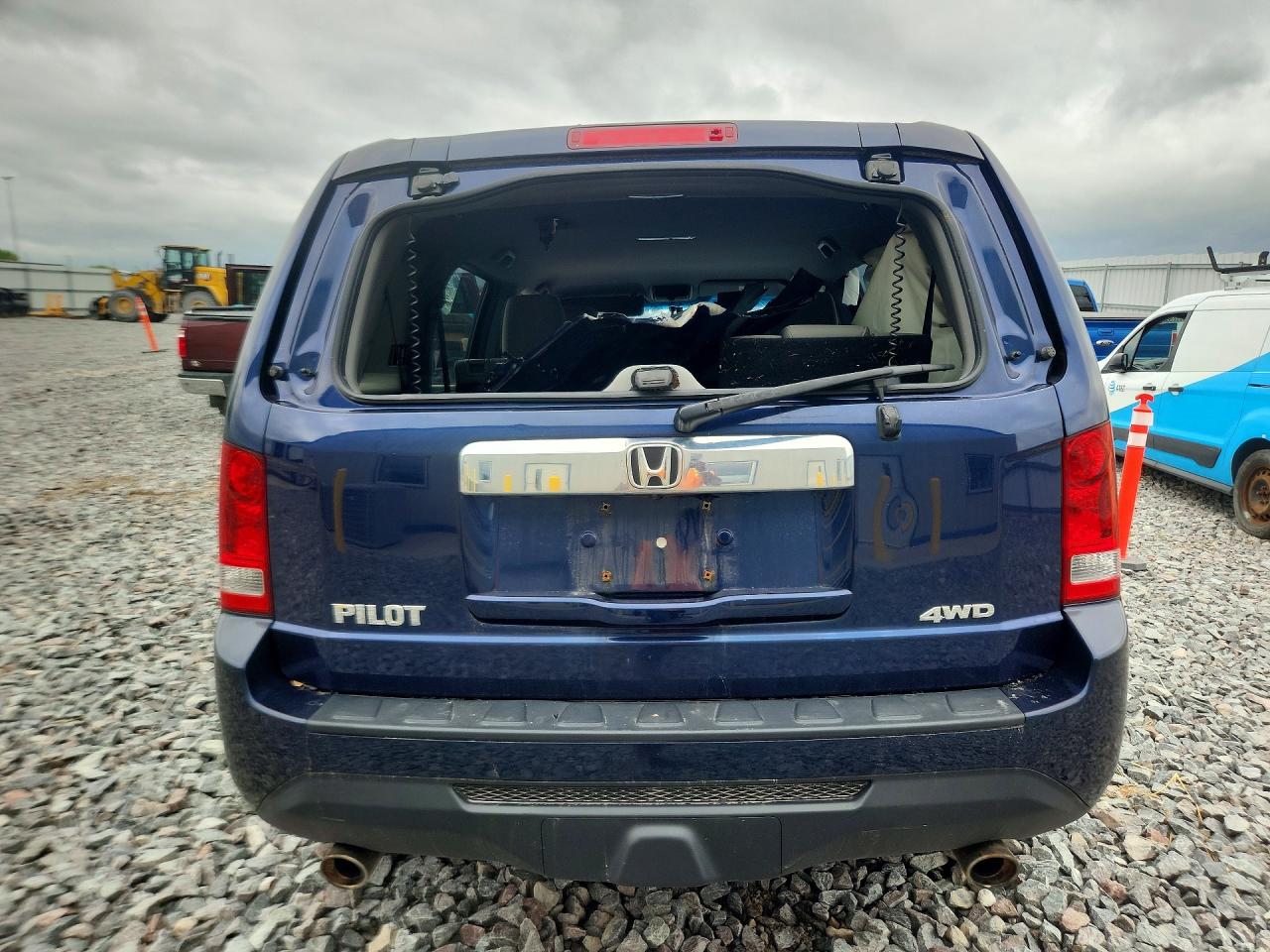 2013 Honda Pilot Ex Blue vin: 5FNYF4H41DB023486