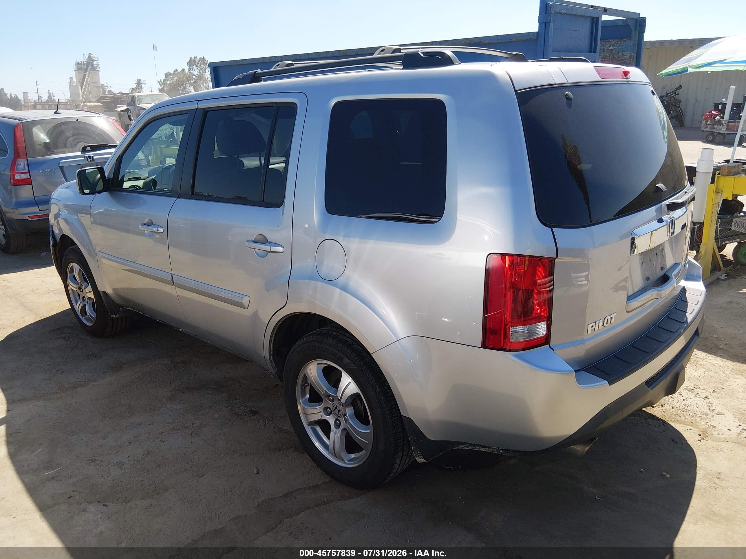 2013 Honda Pilot Ex Silver vin: 5FNYF4H41DB025173